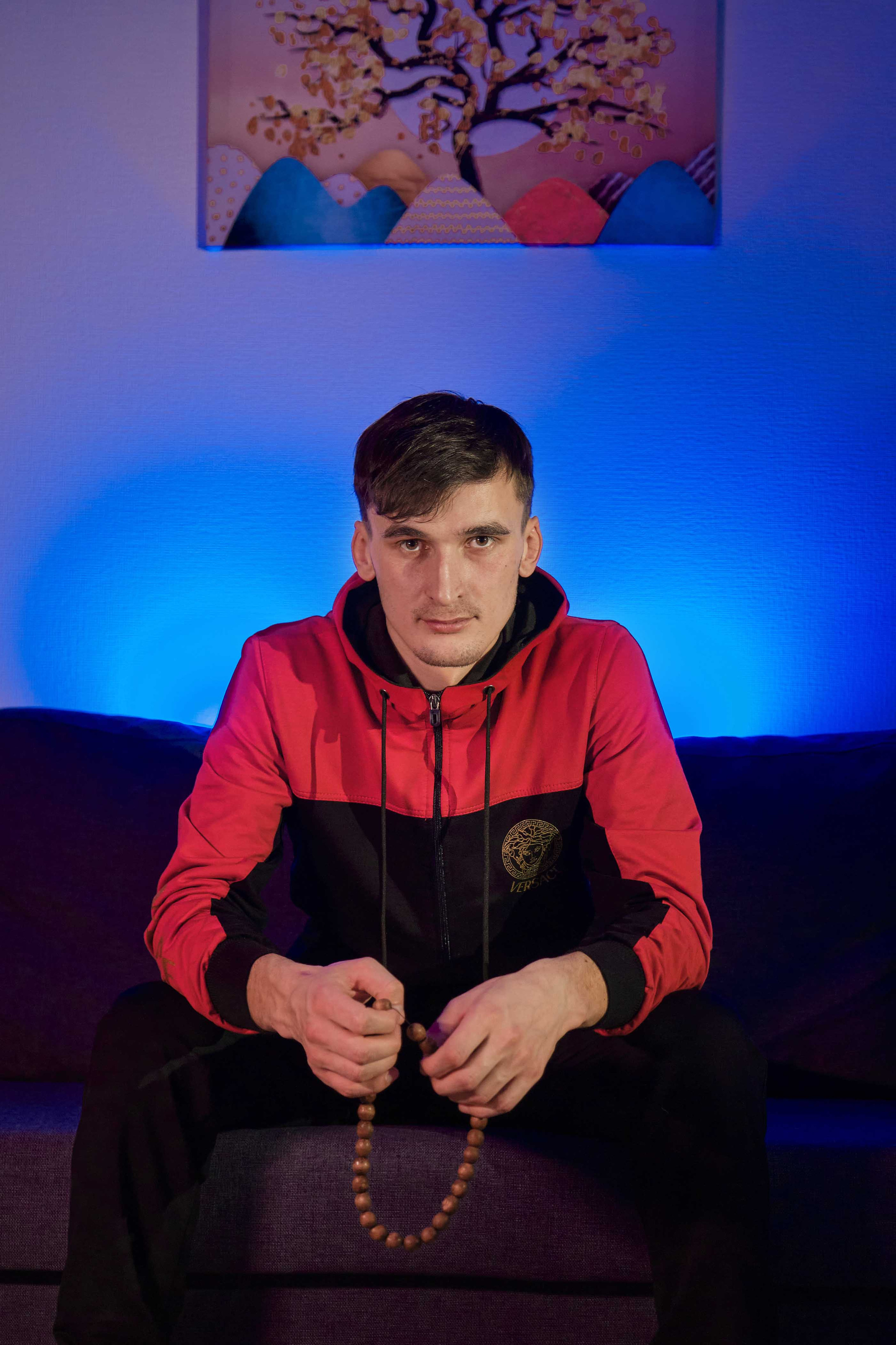 Мужская фотосессия дома