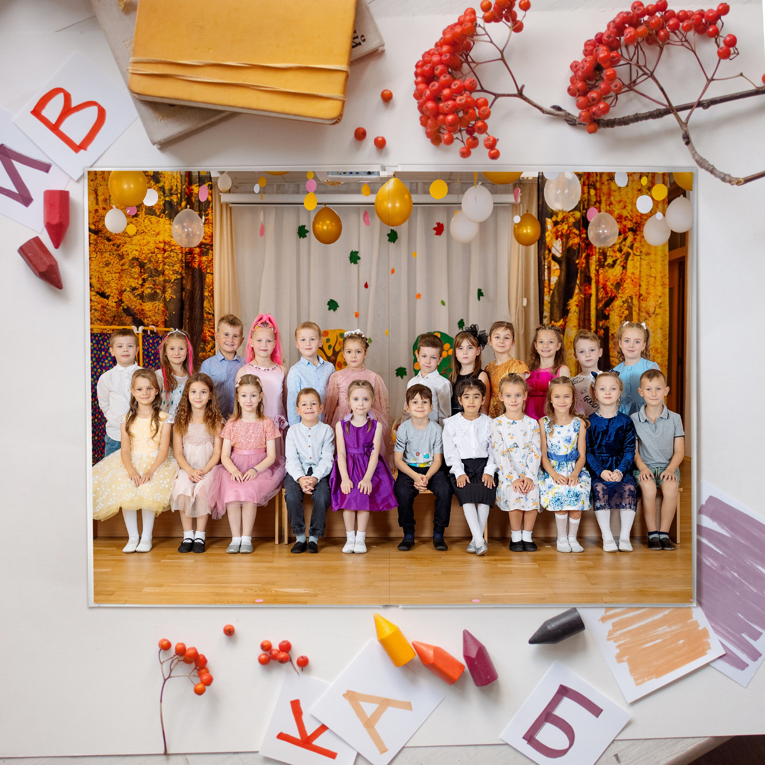 Общие. Выпускные альбомы СПБ для садов и школ | Фотограф Олька Евченко