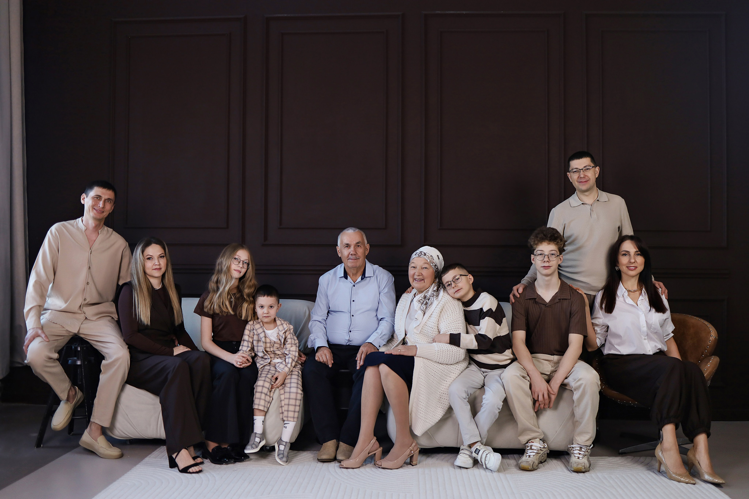 Большая семья Эльмиры. Семейный фотограф в Казани Римма Гатауллина