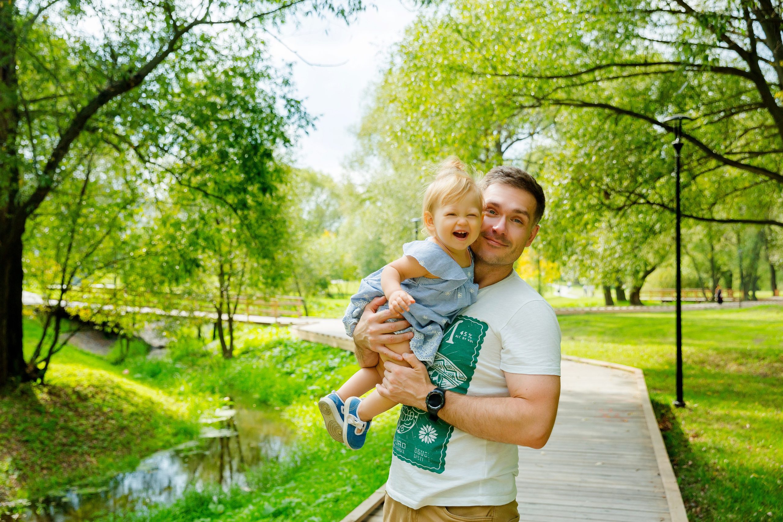 Семейная фотосессия в парке с детьми