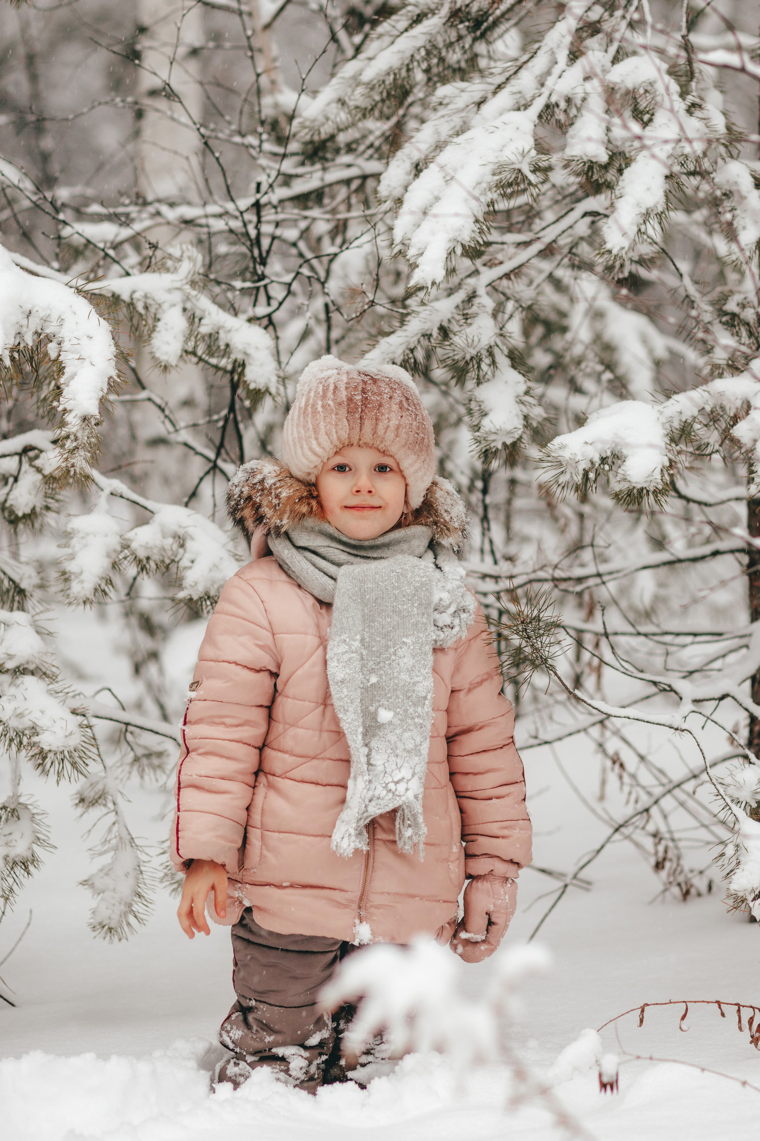 Новогодний лес. Семейный и детский фотограф в г. Новосибирске Макеева Анастасия