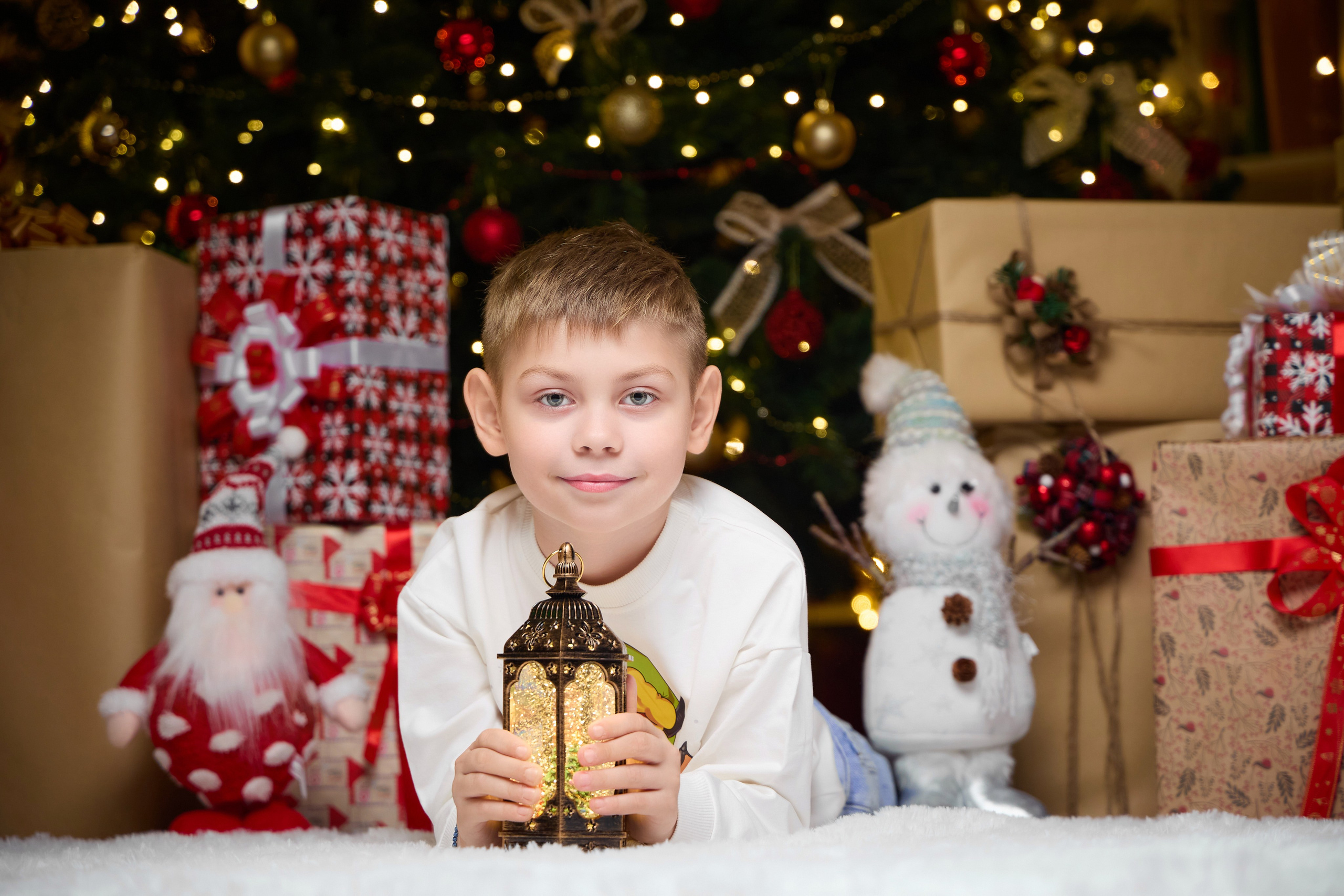 Новогодняя студийная фотосессия. Школьный фотограф, выпускные альбомы