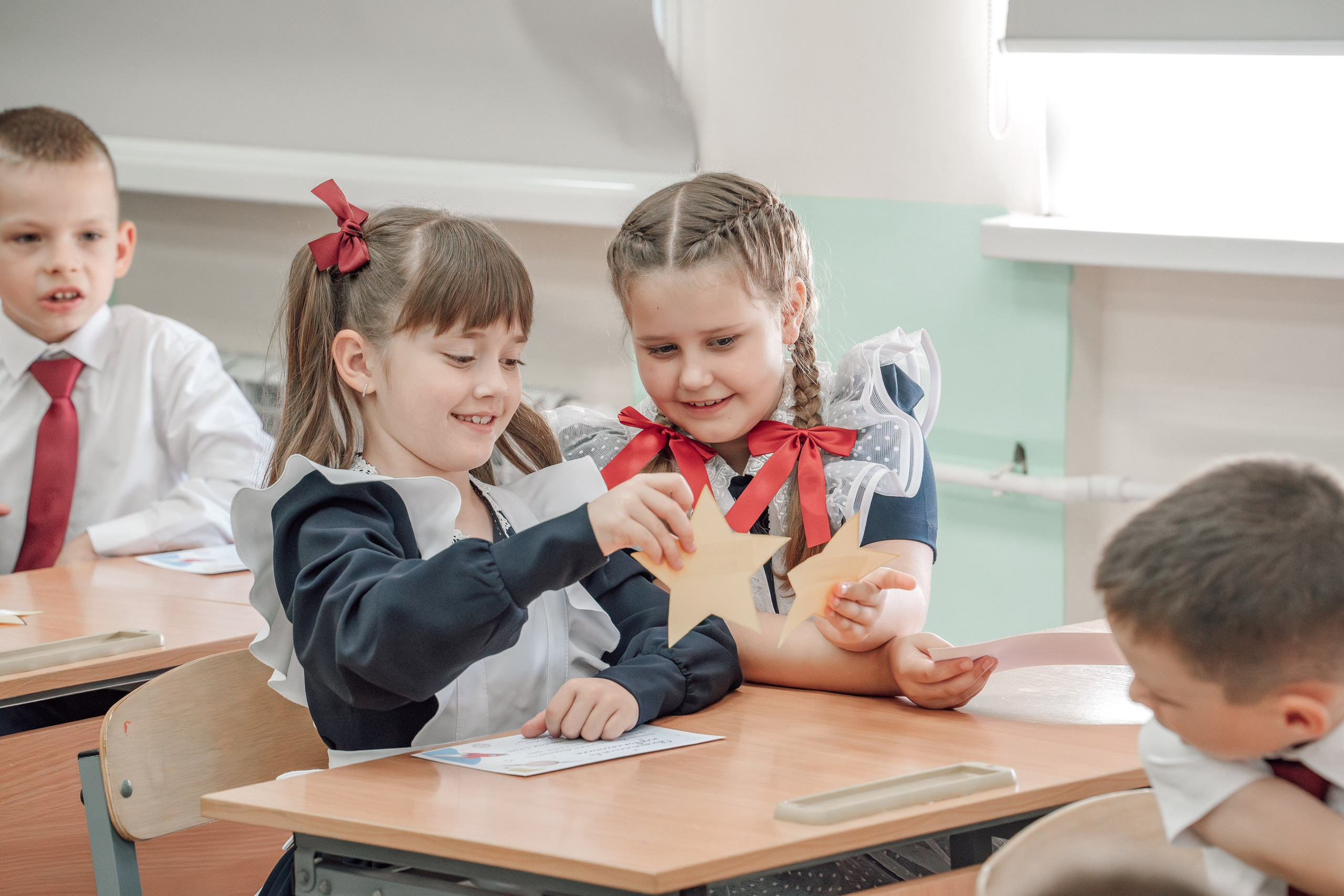 Первоклашки. Фотограф Юлия Паськова, город Бирюч