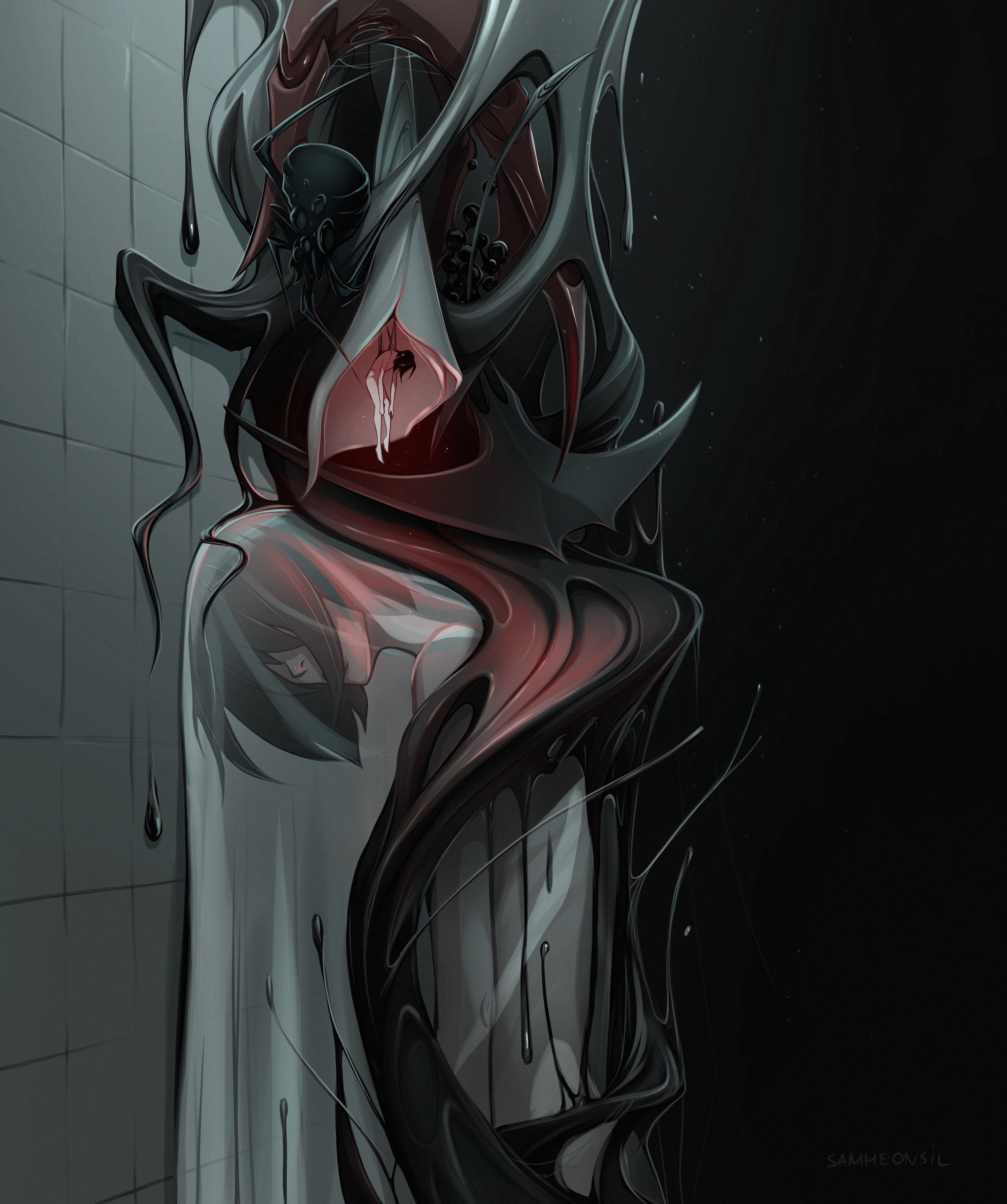 Visual concept of the Bad Omens band. No Sam