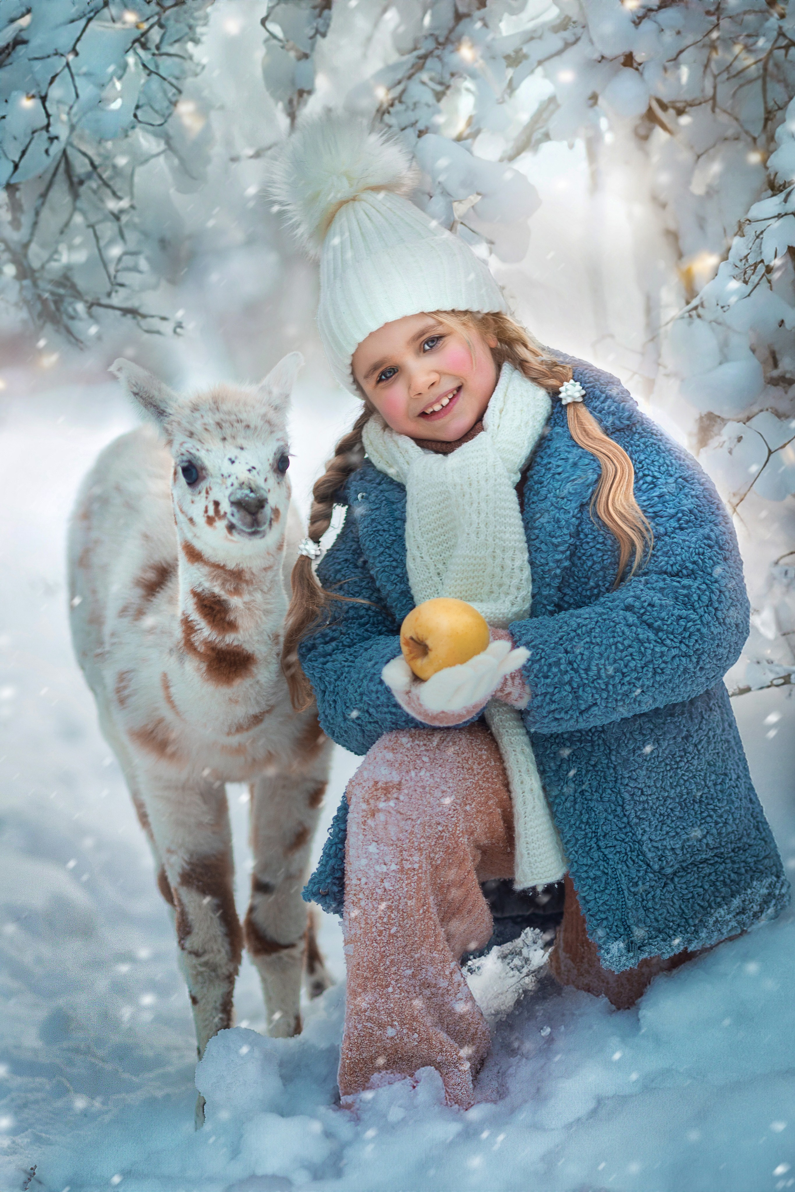 Фотосессия с оленями. Фотограф Лия Милк | Москва, Подмосковье