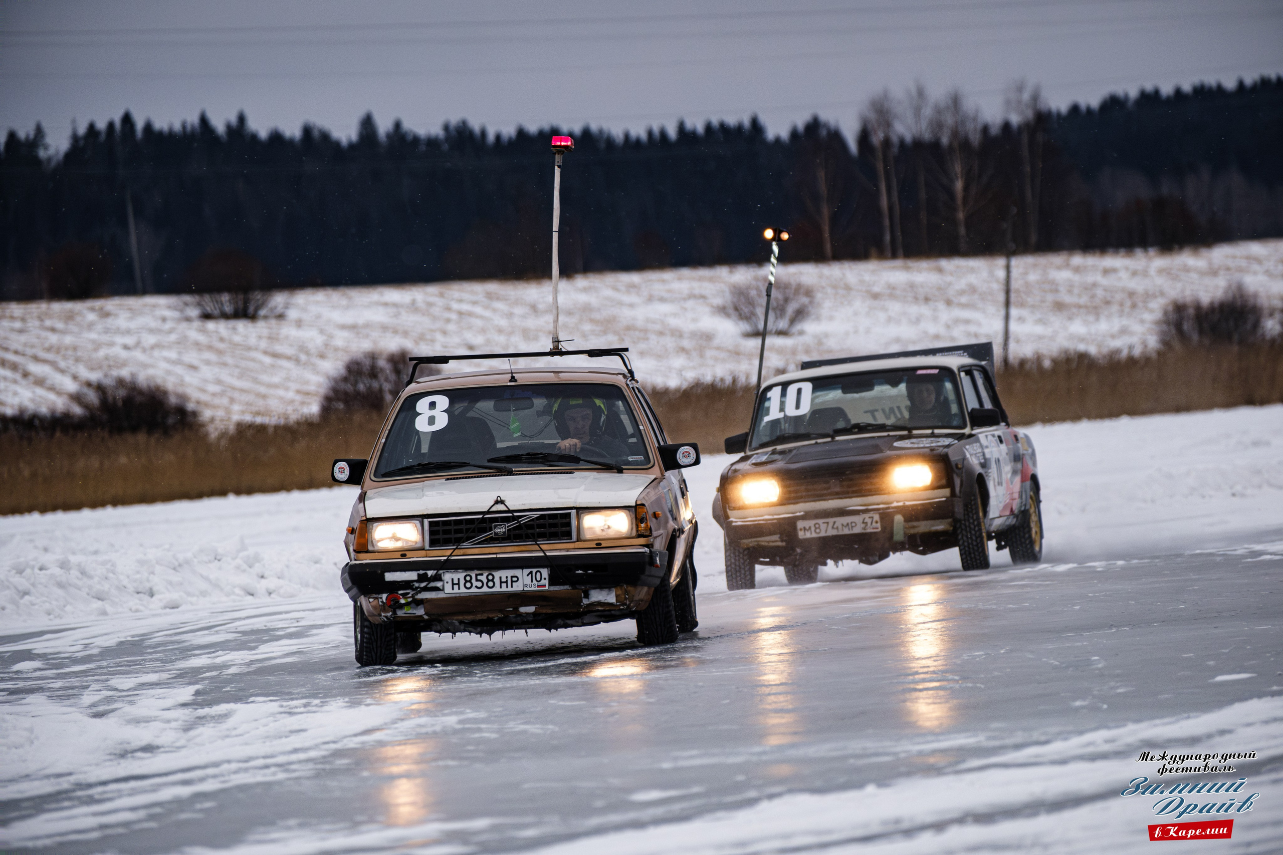 «Зимний Драйв в Карелии» Авто Марафон-гигант «25 часов на льду» Илона Накутис, Николай Грязин, джимхана, фотограф Антон Медведев, icoguar, Сортавала, Карелия