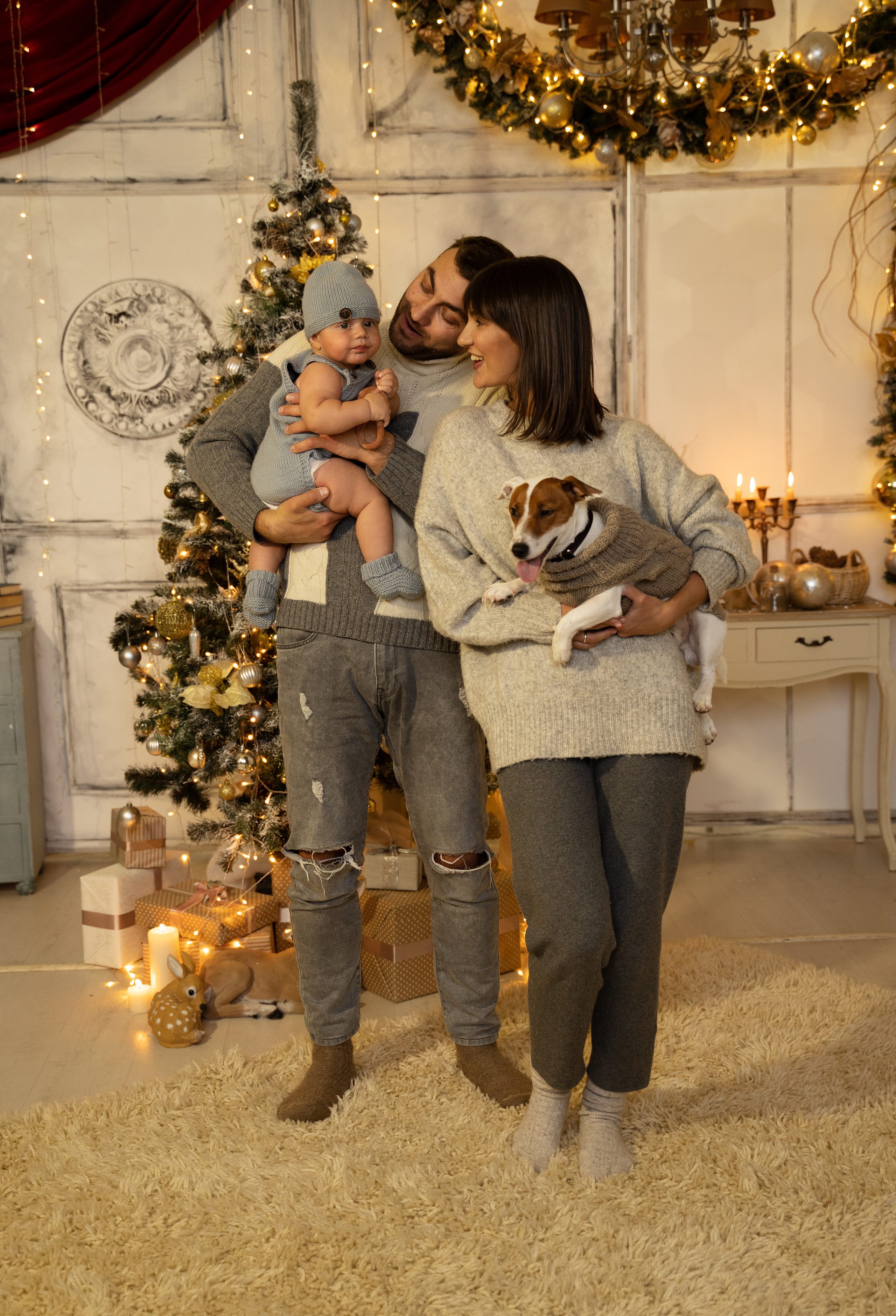 Новогодняя фотосессия Семья Эда. Фотограф в Тюмени Алиса Абрашина