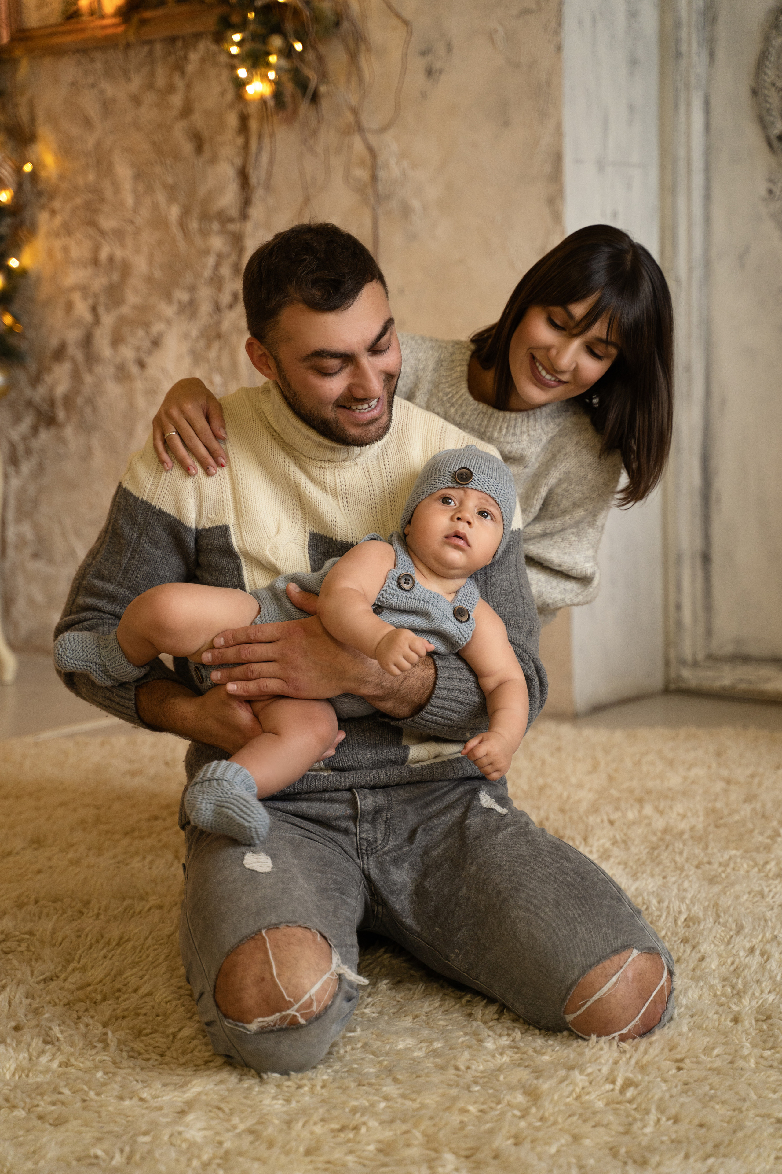 Новогодняя фотосессия Семья Эда. Фотограф в Тюмени Алиса Абрашина