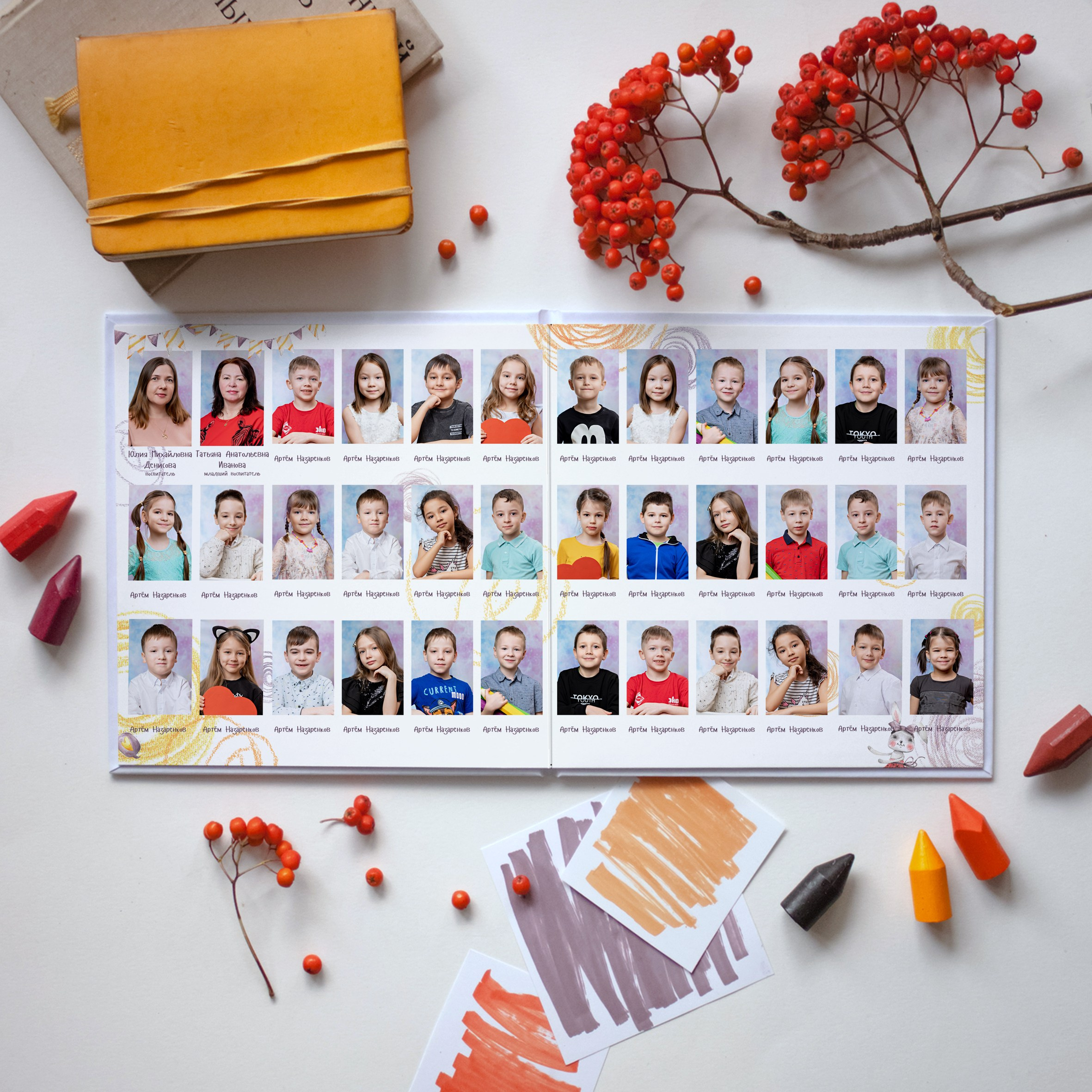 Альбом 23×23 Зайчики от 2000р. Семейный и детский фотограф в Перми Ася Леонтьева