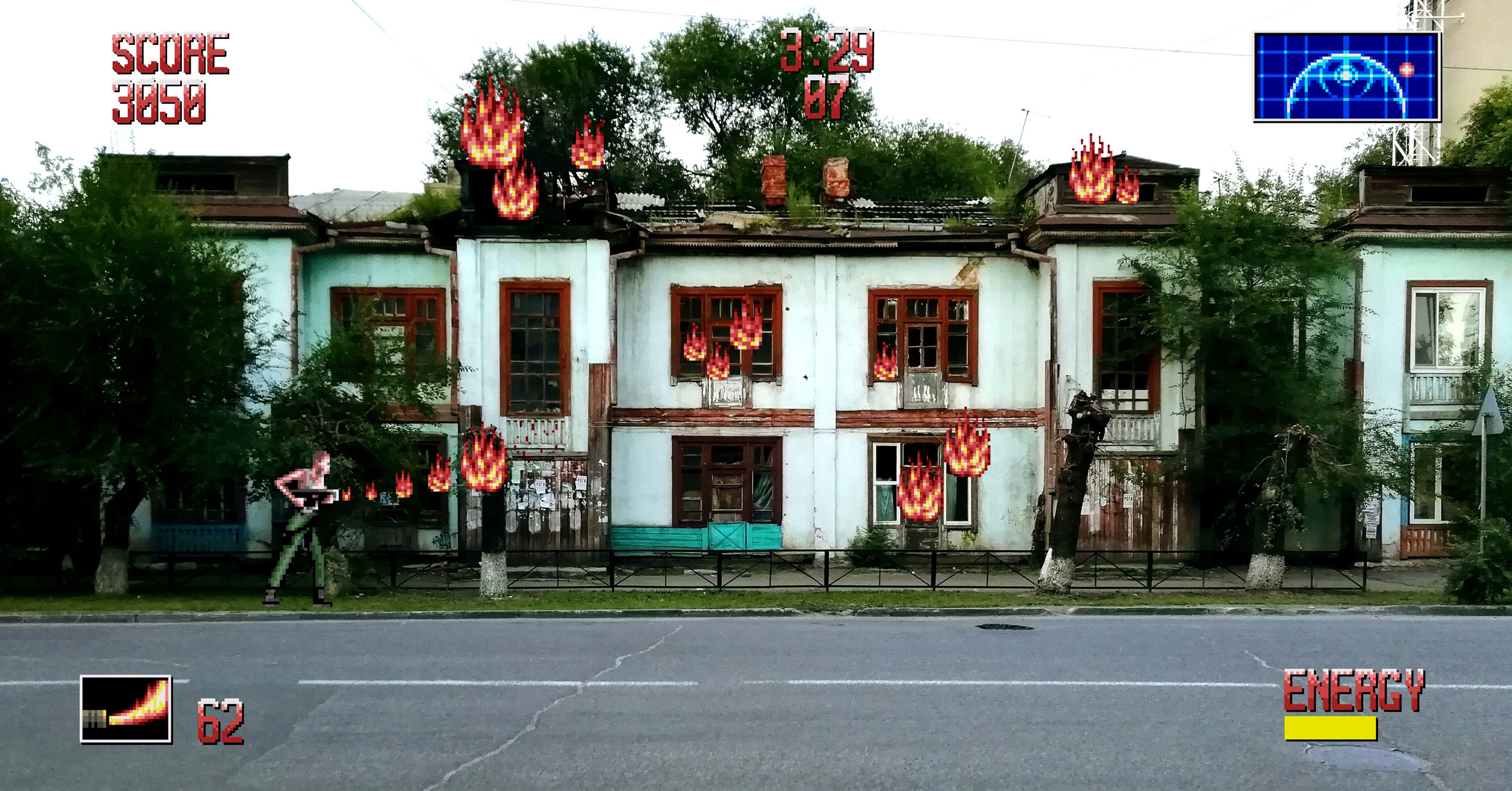 Urban fights. Художник Рыбак Николай