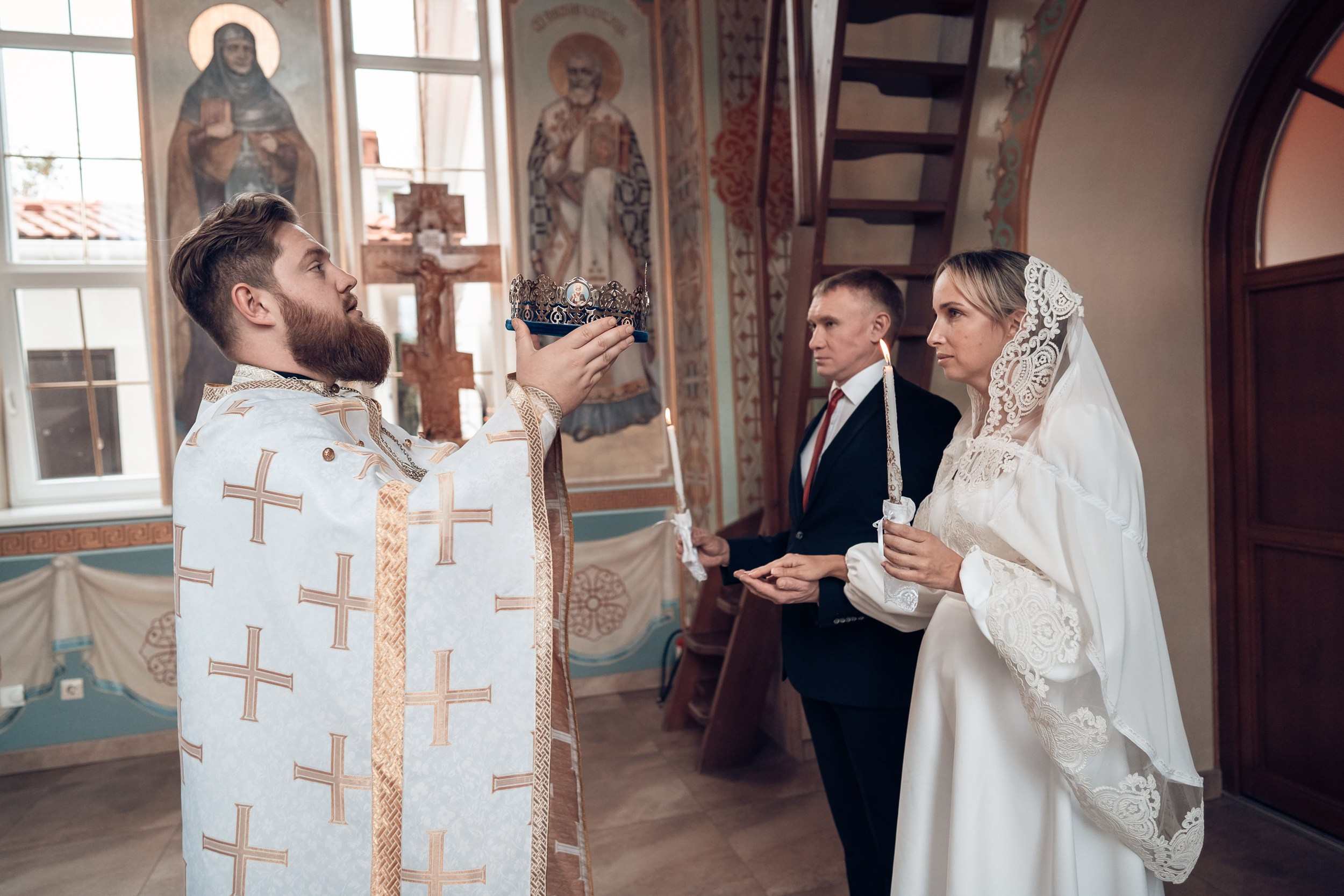 Венчание в храме ап.Андрея Первозванного Севастополь. Церковный фотограф Севастополь