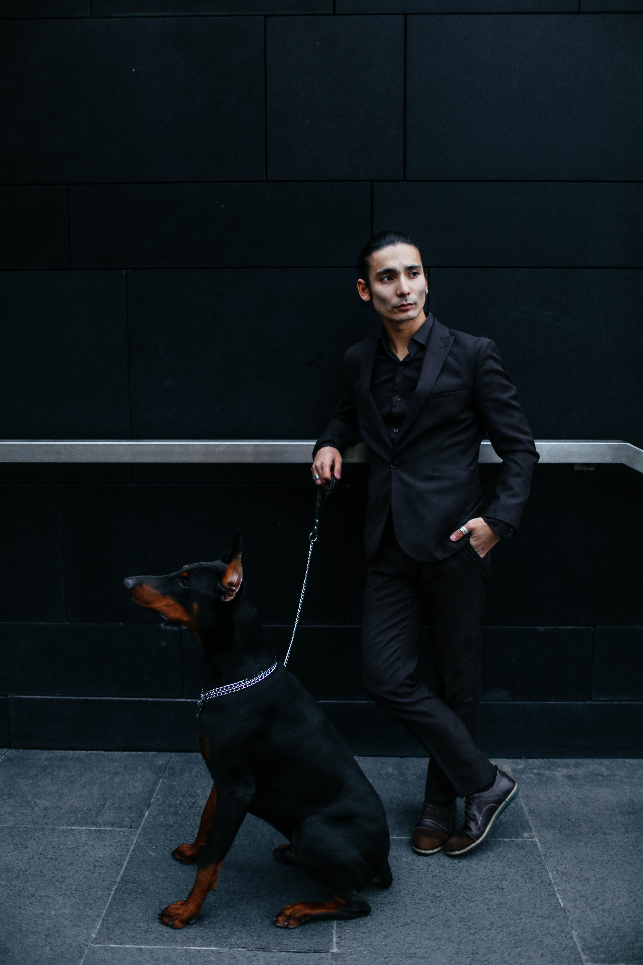 Фотосессия с доберманом Санкт-Петербург. Доберман для съемки. Собака модель. Идеи для фотосессии с животным.