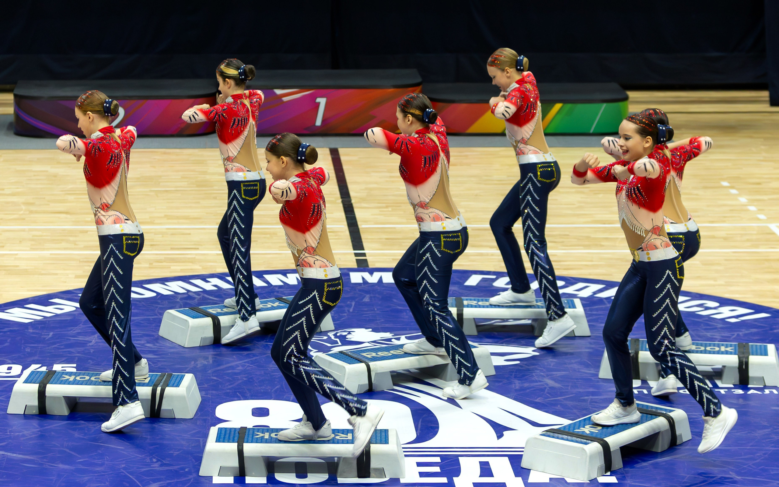 дети фитнес аэробика фестиваль облачко подольск выступление