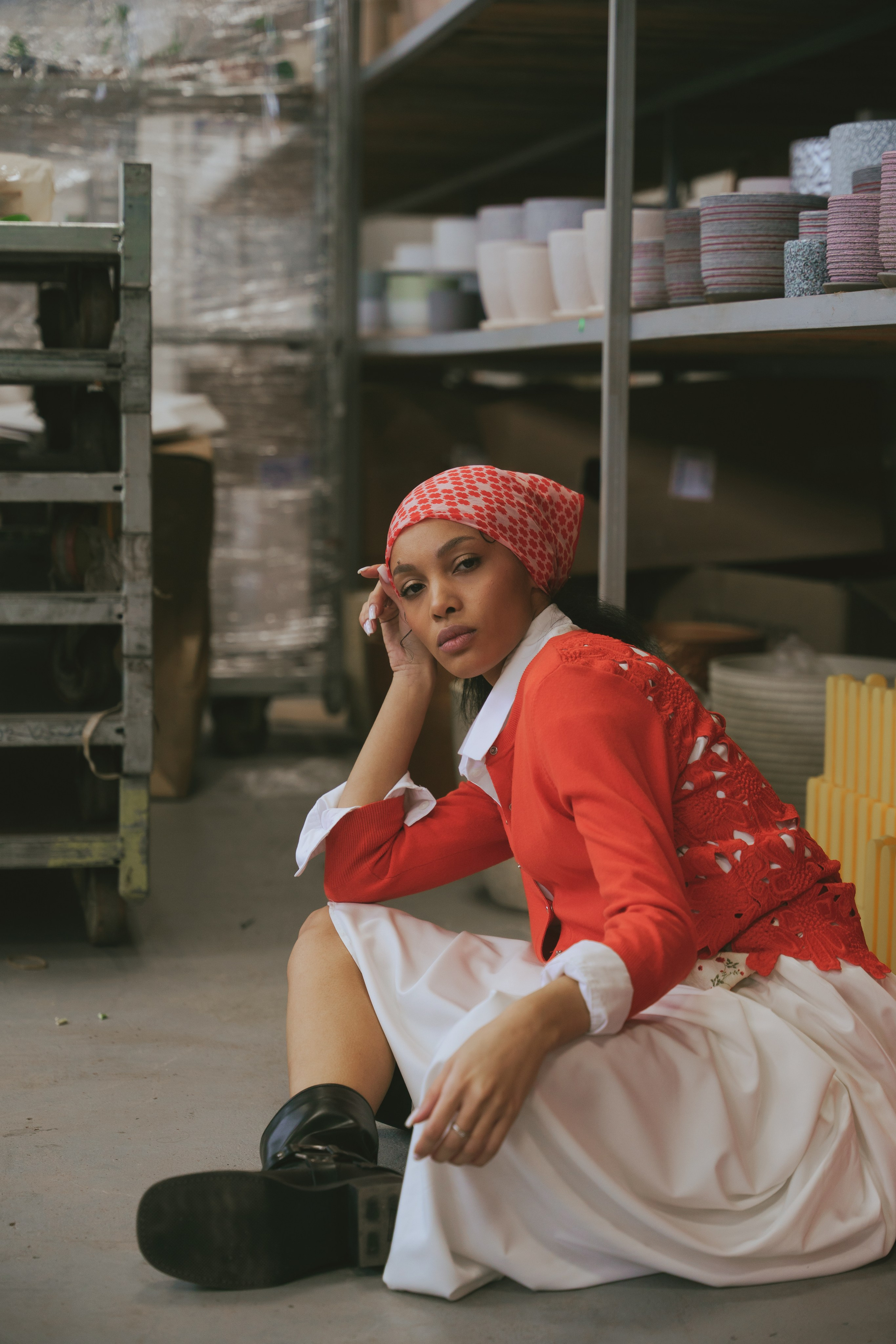 Стилизованная контент фотосессия для цветочной базы в Архангельске