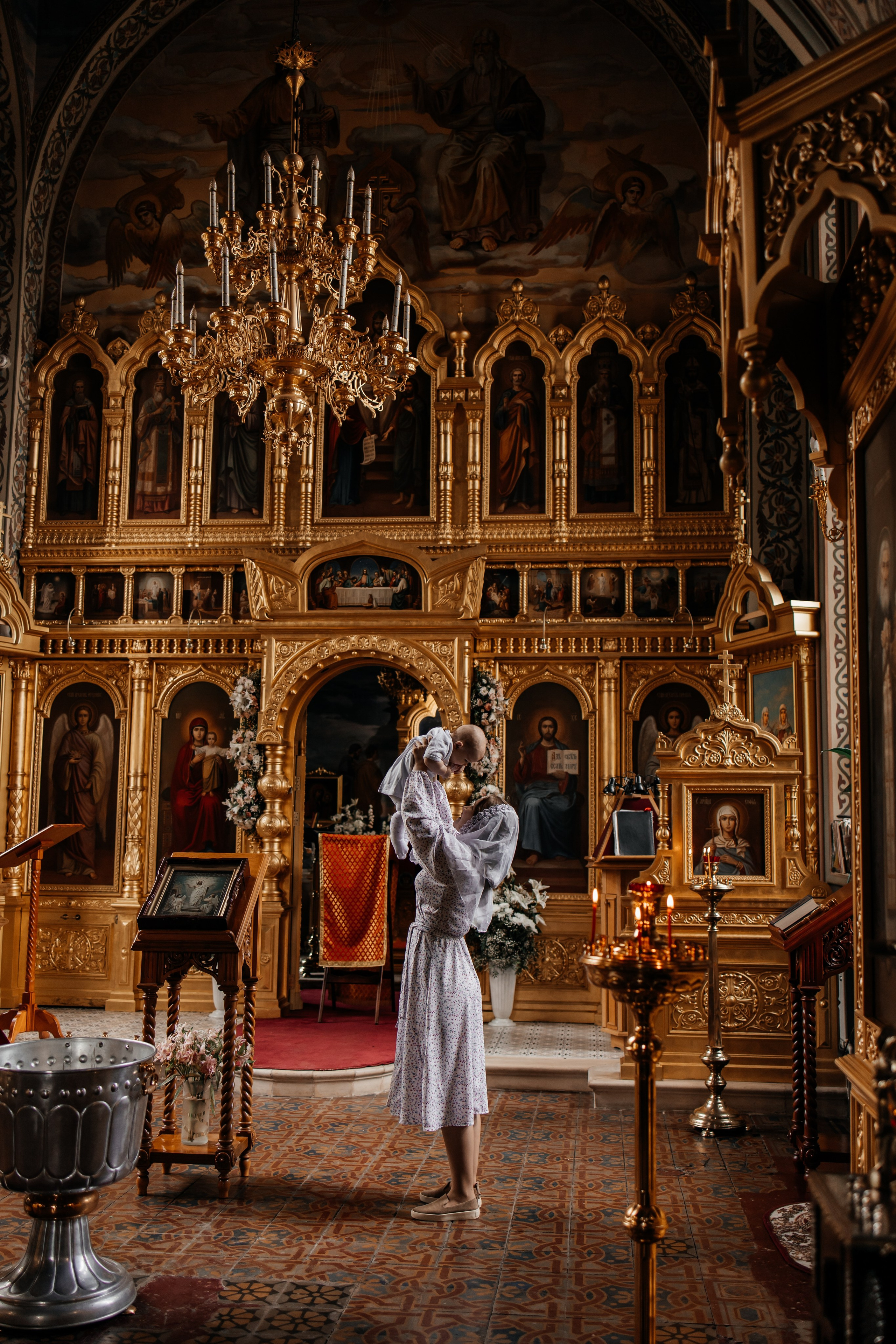 Таинство крещения. Семейный и женский фотограф в Москве Елизавета Волкова
