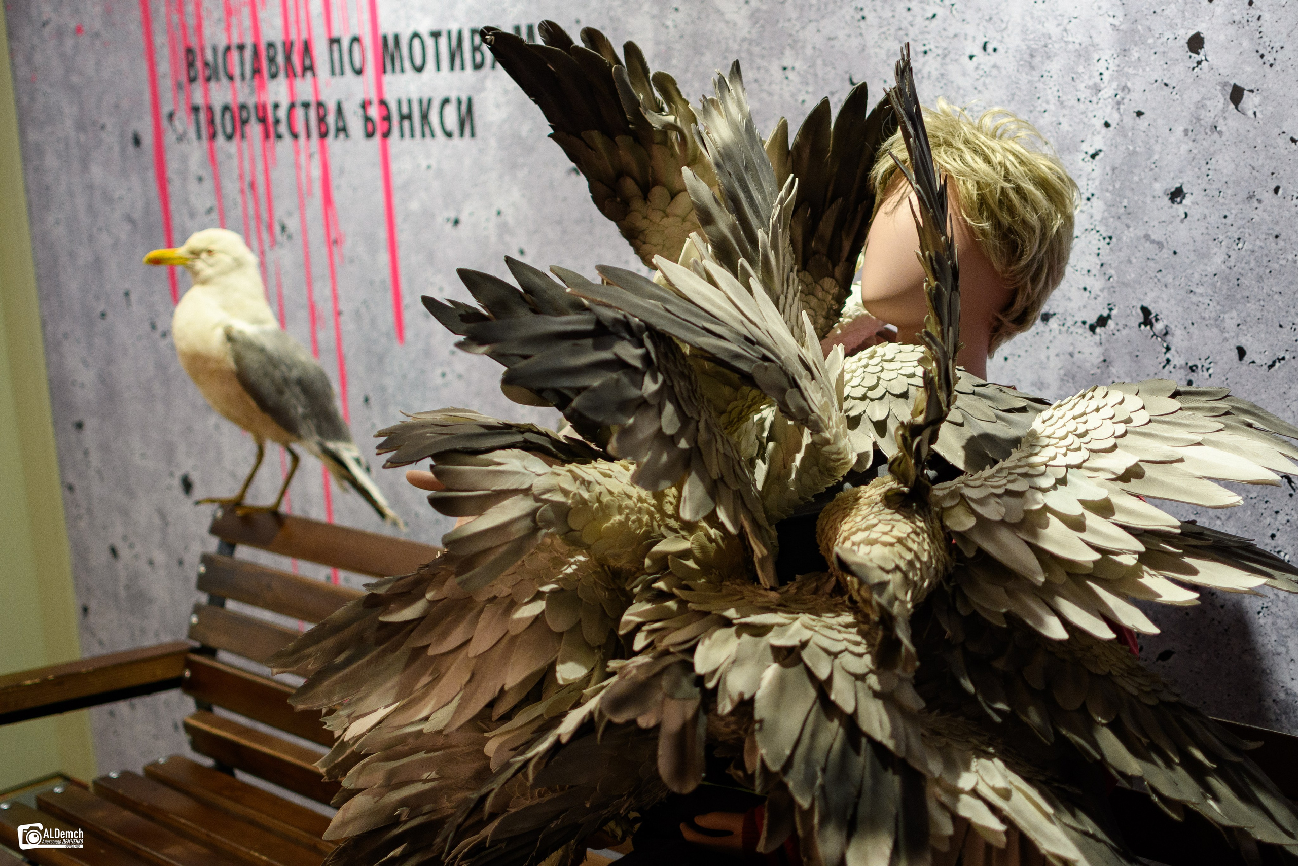 Фотографии с выставки «Найти Бэнкси» на ВДНХ в Москве