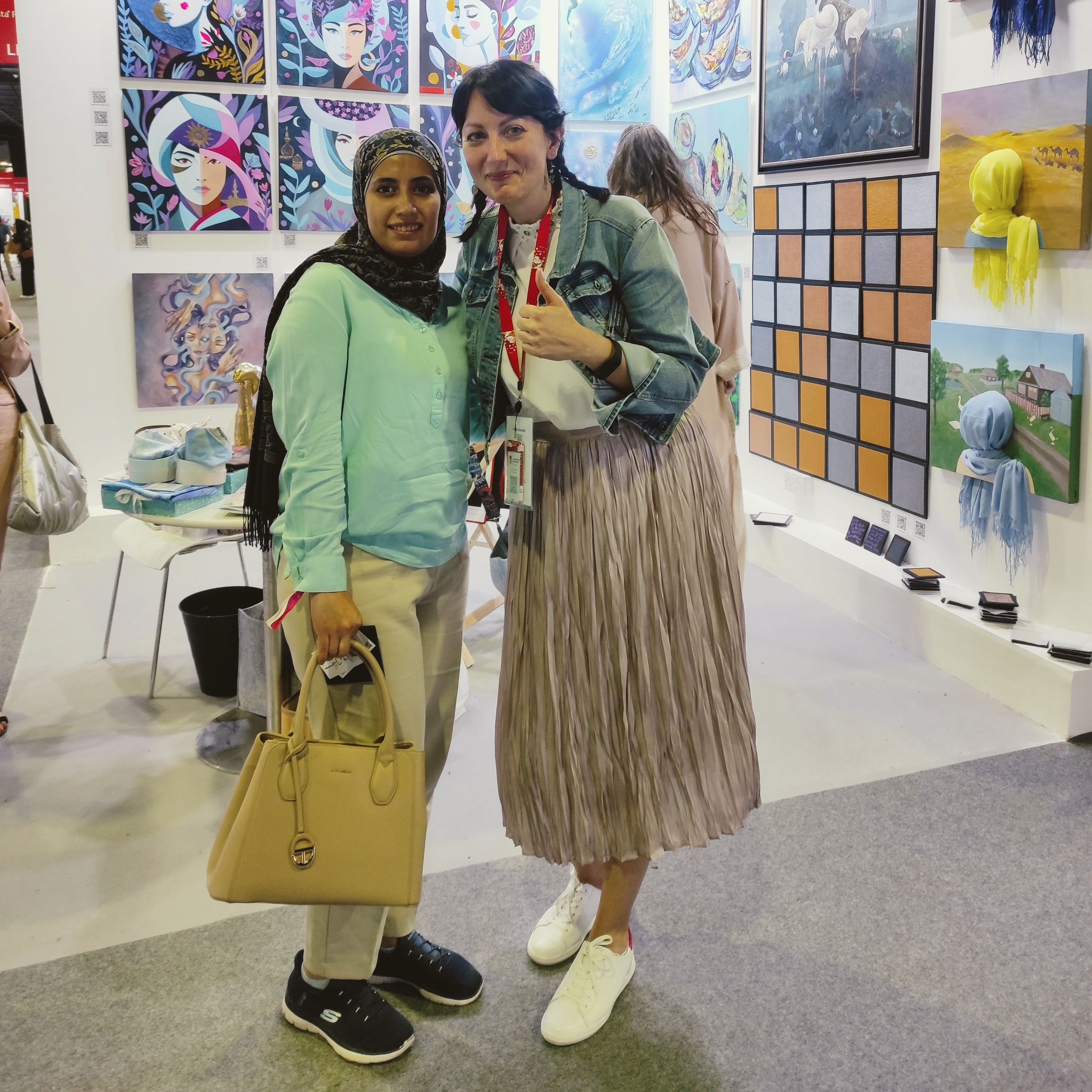 WORLD ART DUBAI 2025. Художник Анастасия Кисткина, Петербург