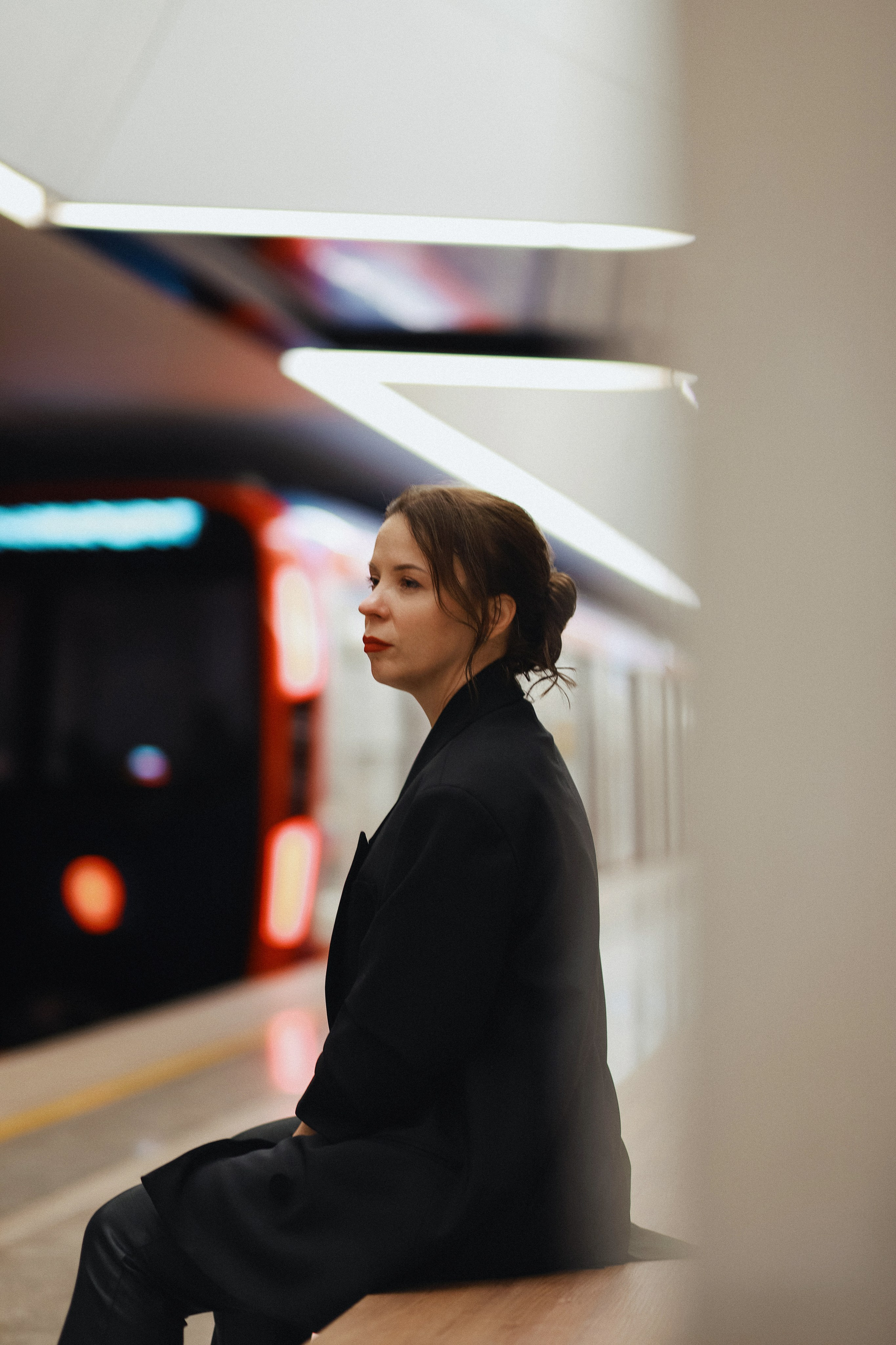 Фотосессия в московском метро. Портретный и семейный фотограф в Москве Мария Рослякова