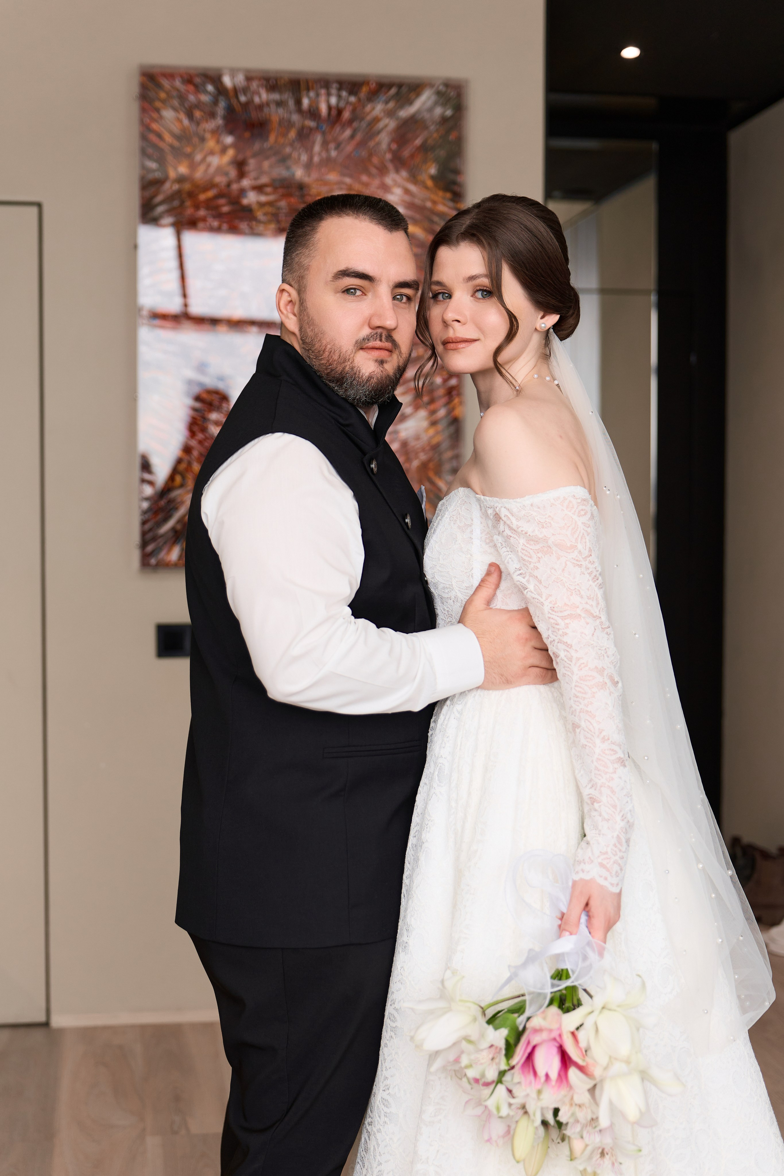 Классические сборы в отеле. Роспись в 4 ЗАГСе и съемка в оранжерее Цицина РАН. Любовь Юсупова. Фотограф