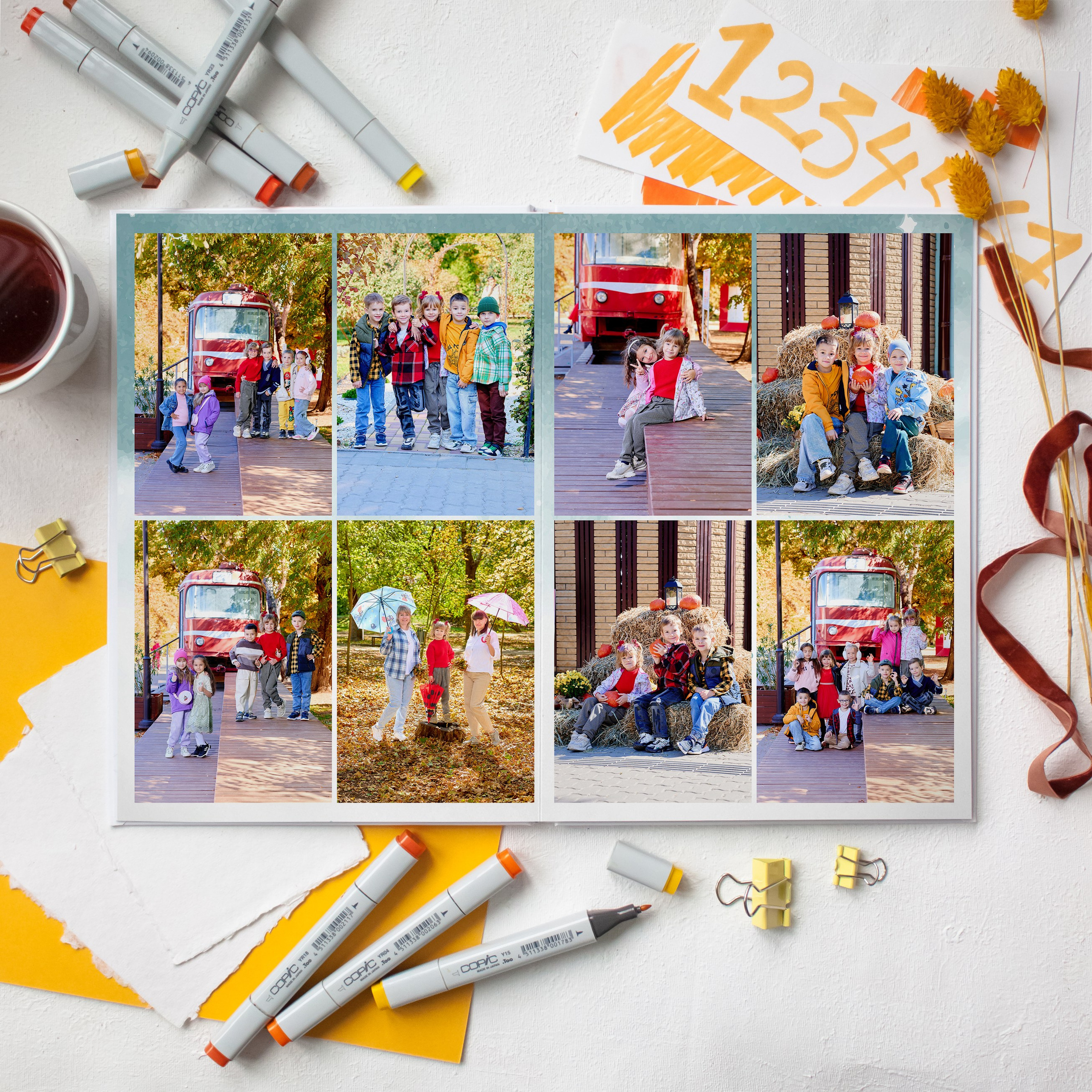 6 развортов. Фотограф Выпускные альбомы Таганрог Сергей Коробченко