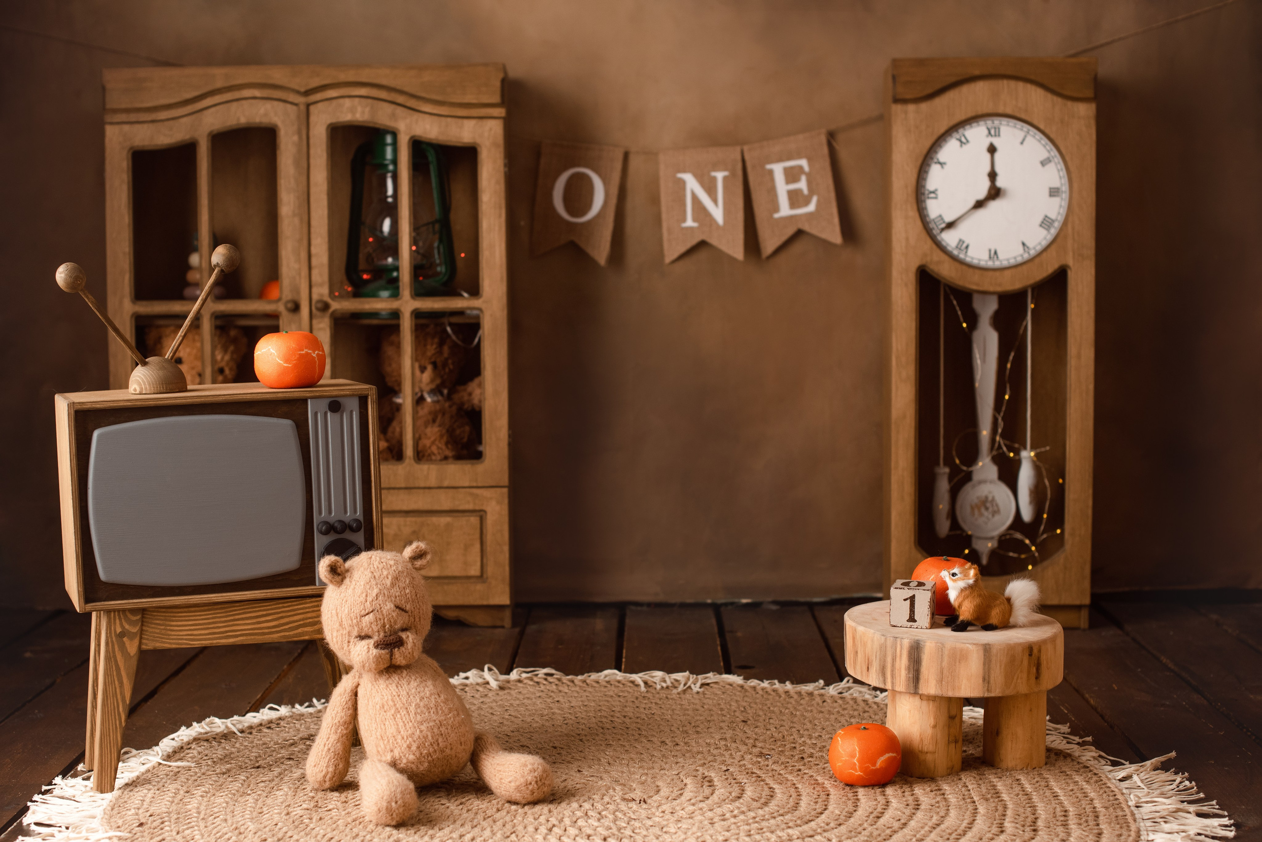 Фотозоны на Годик «Крафт». Фотограф Новорожденных во Владивостоке Ольга Галаницкая