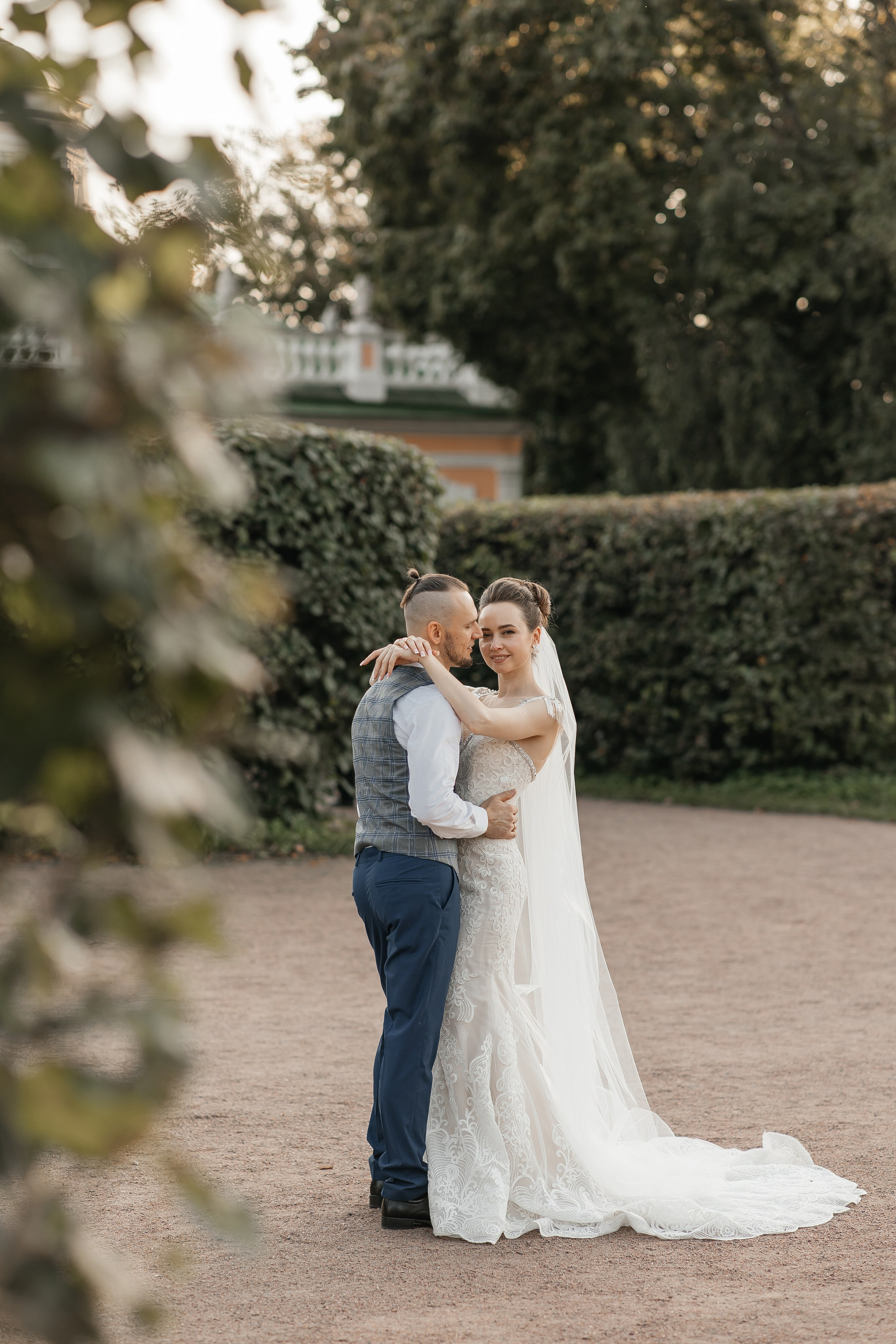 Свадебная фотосессия в усадьбе Кусково