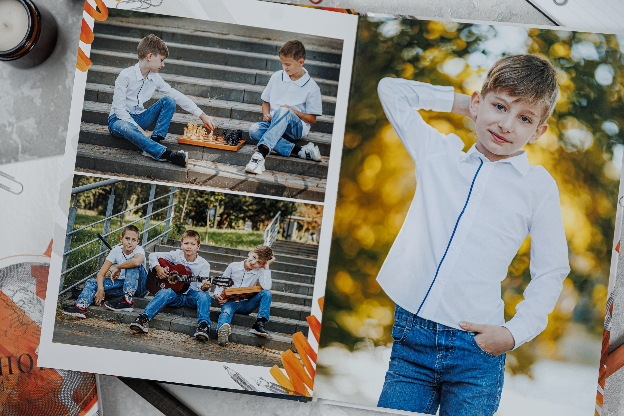 Выпускные альбомы 4 класс. Семейный и детский фотограф Комина Елена, Власиха, Одинцово