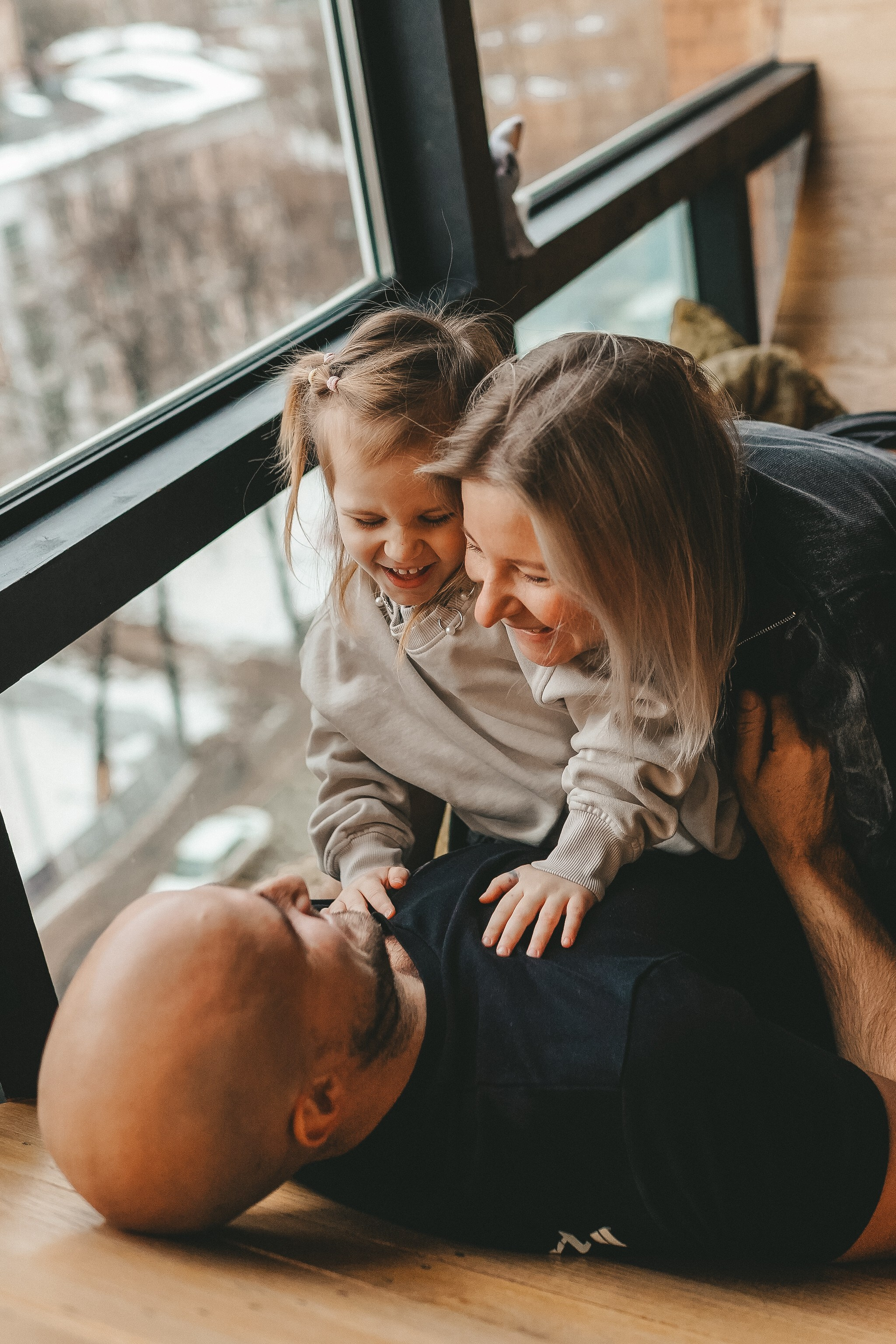 Андрей, Катя, Кира. Семейный lifestyle фотограф Наталья Разгуляева в Москве