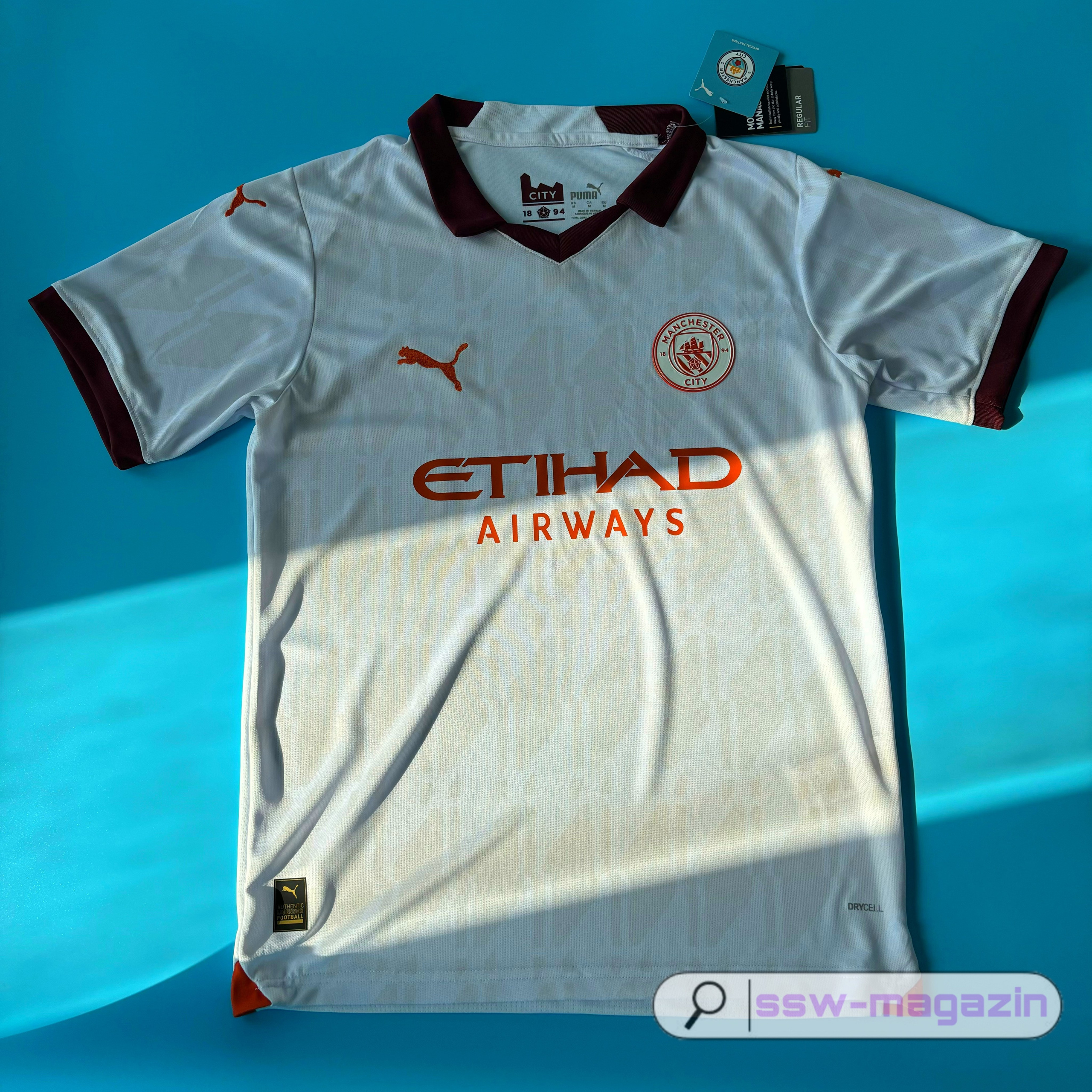 Купить джерси Manchester City белая 2024. Футбольный магазин — ssw_magazin