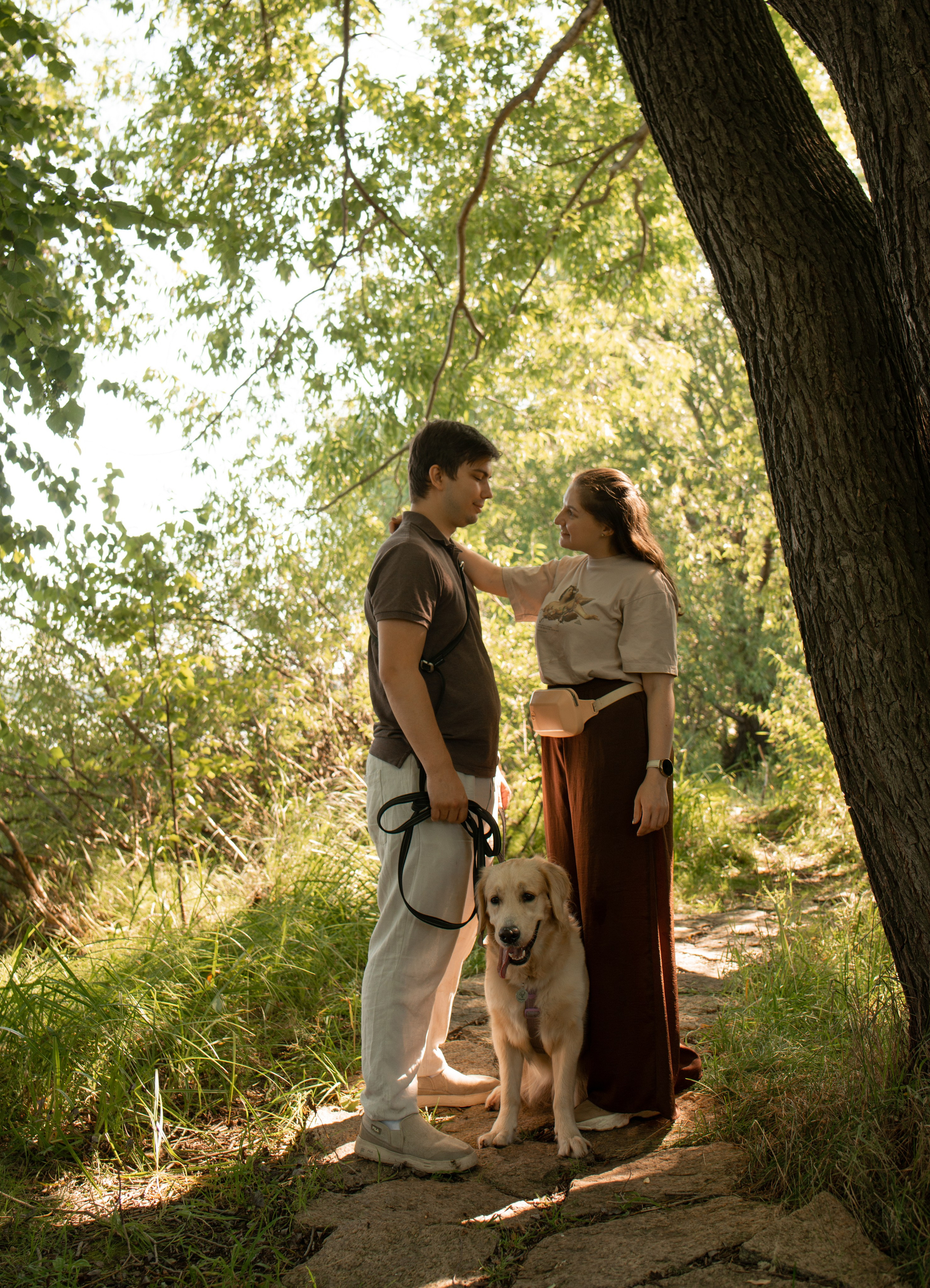 Прогулка Вероники, Артема и Энерджи. Семейный и детский фотограф в Екатеринбурге Наталия Акимова