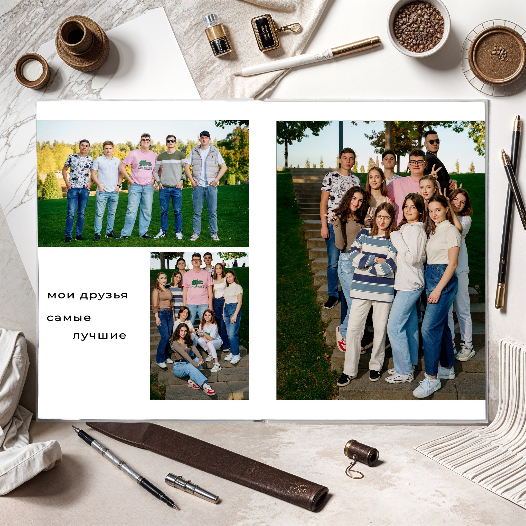 «Мрамор» Выпускной альбом для 9-11кл и ВУЗов_V.I.P. Фотографы из солнечного Краснодара Вадим и Надежда Митус