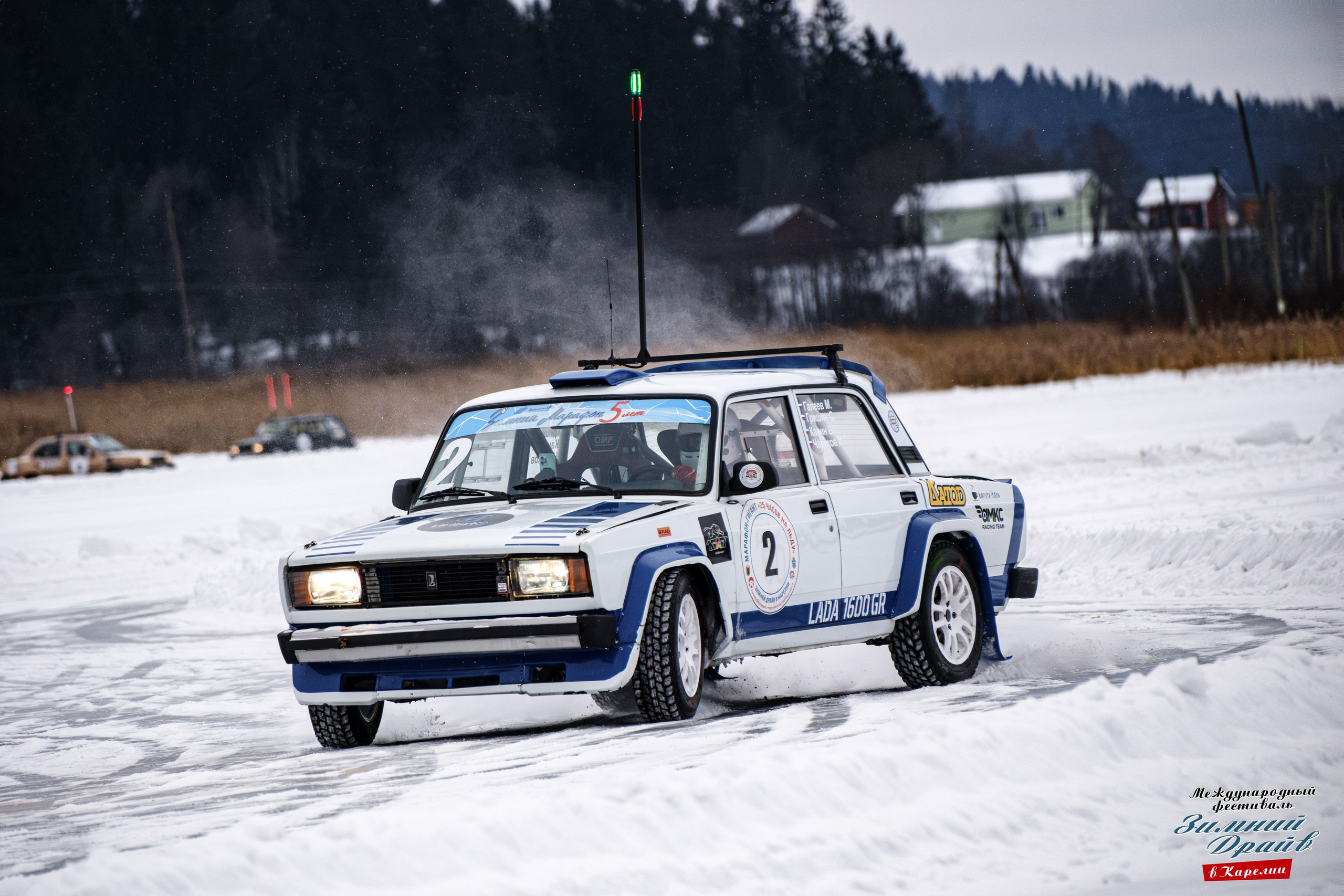 «Зимний Драйв в Карелии» Авто Марафон-гигант «25 часов на льду» Илона Накутис, Николай Грязин, джимхана, фотограф Антон Медведев, icoguar, Сортавала, Карелия