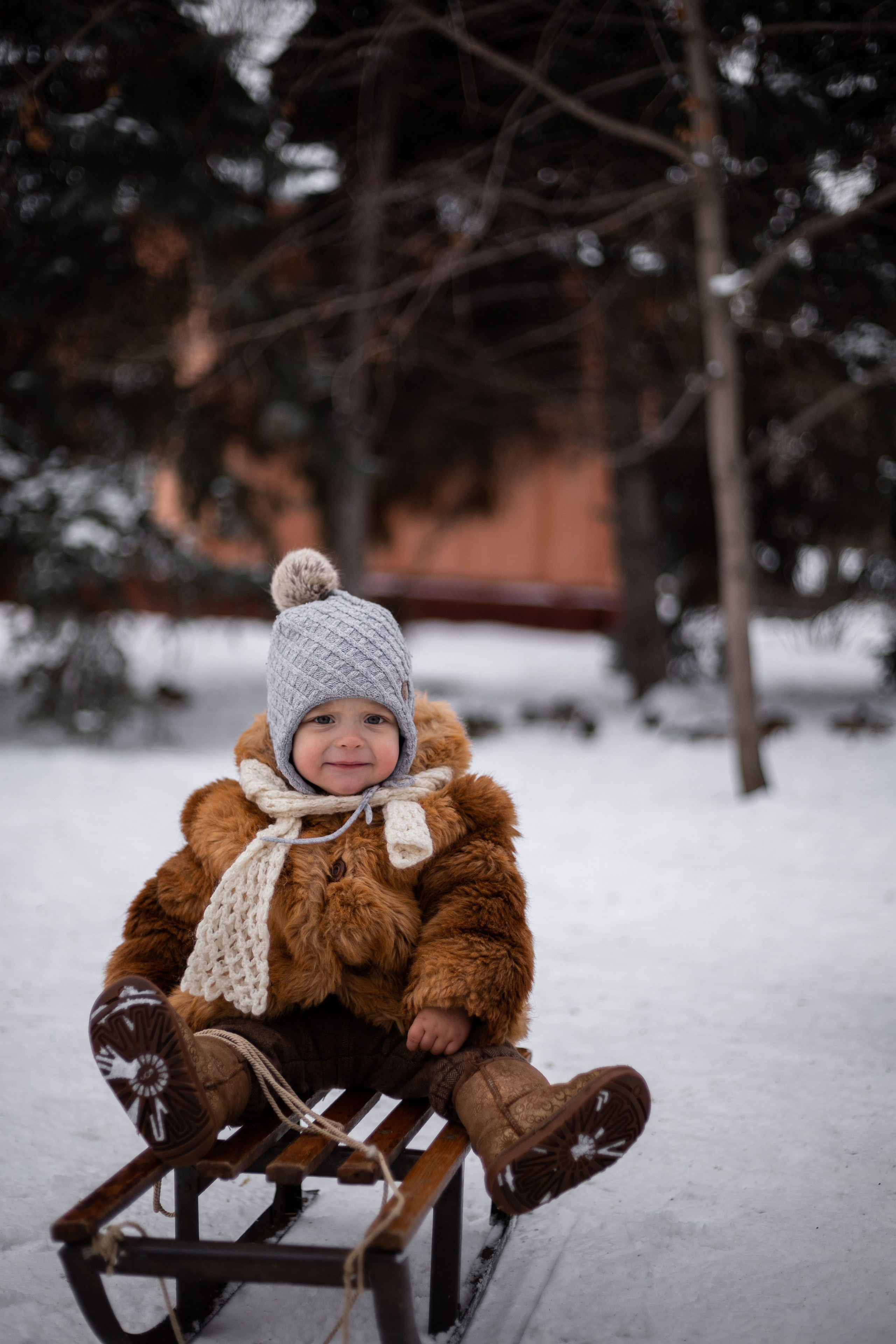 Зима. Мама и малыш. Семейный фотограф в Саратове Элоиза Ляпина