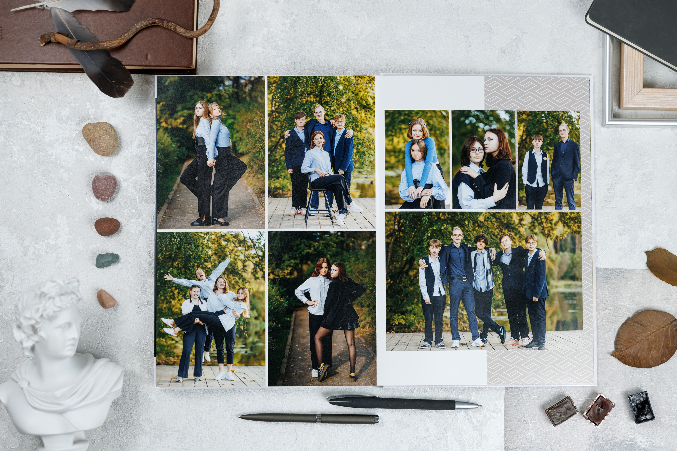 Альбомы общей вёрстки (одинаковые) 9, 11 класс. Семейный и детский фотограф Комина Елена, Власиха, Одинцово
