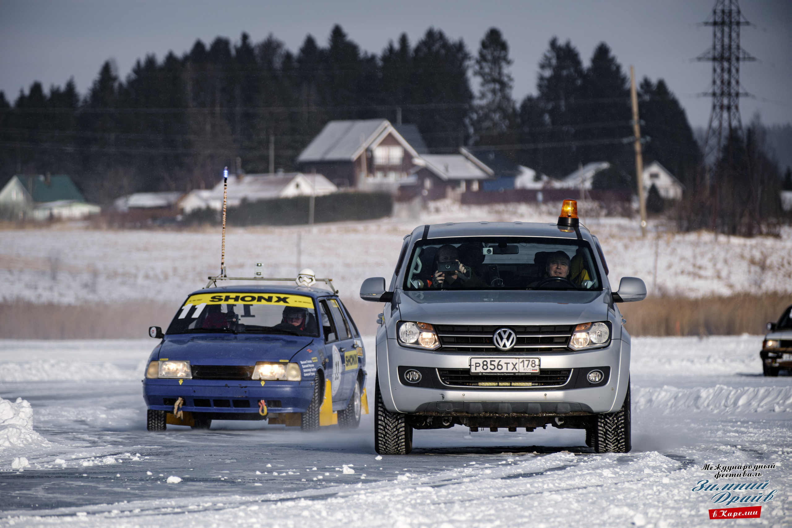 «Зимний Драйв в Карелии» Авто Марафон-гигант «25 часов на льду» Илона Накутис, Николай Грязин, джимхана, фотограф Антон Медведев, icoguar, Сортавала, Карелия