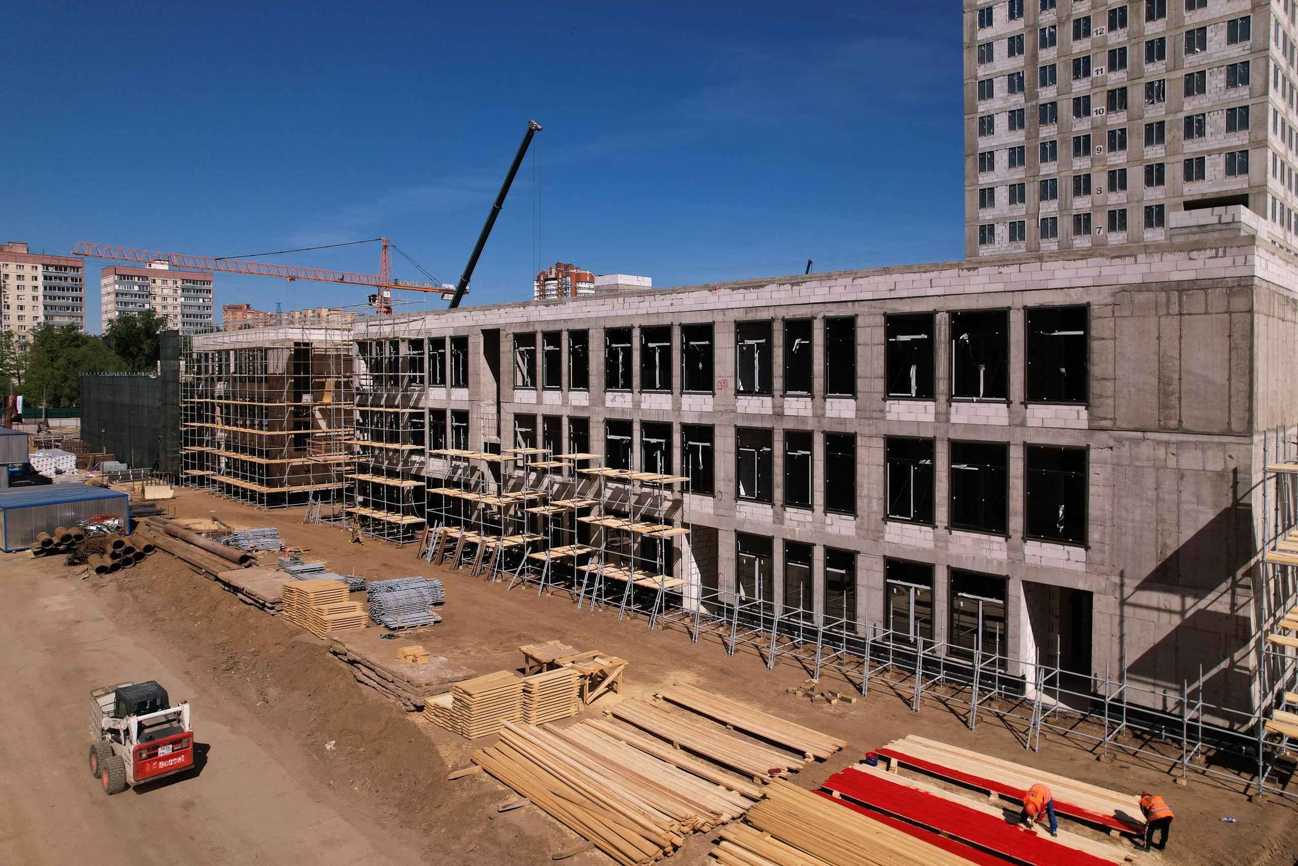 Архитектура и недвижимость. Ход строительства. Съемка с дрона. Профессиональное решение для частных лиц и бизнеса