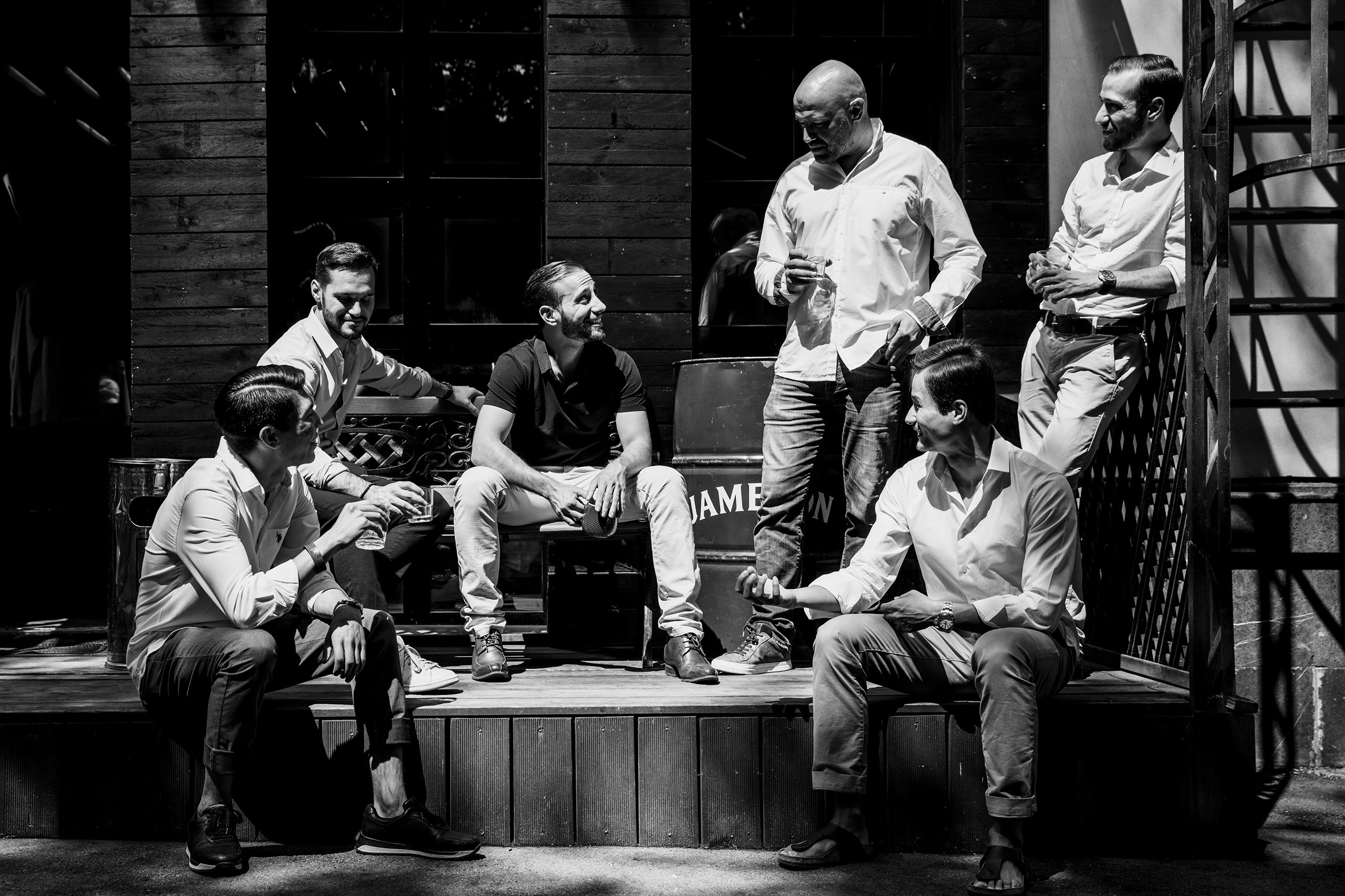 Брутальная свадебная фотография