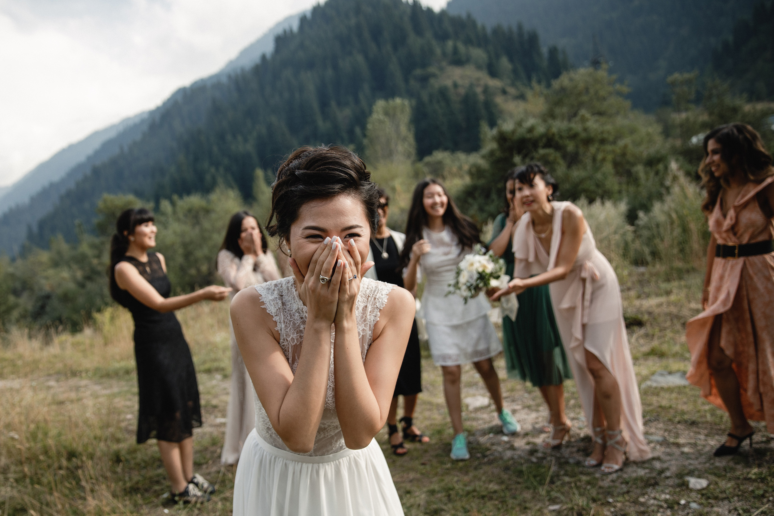 Эмоции на свадьбе