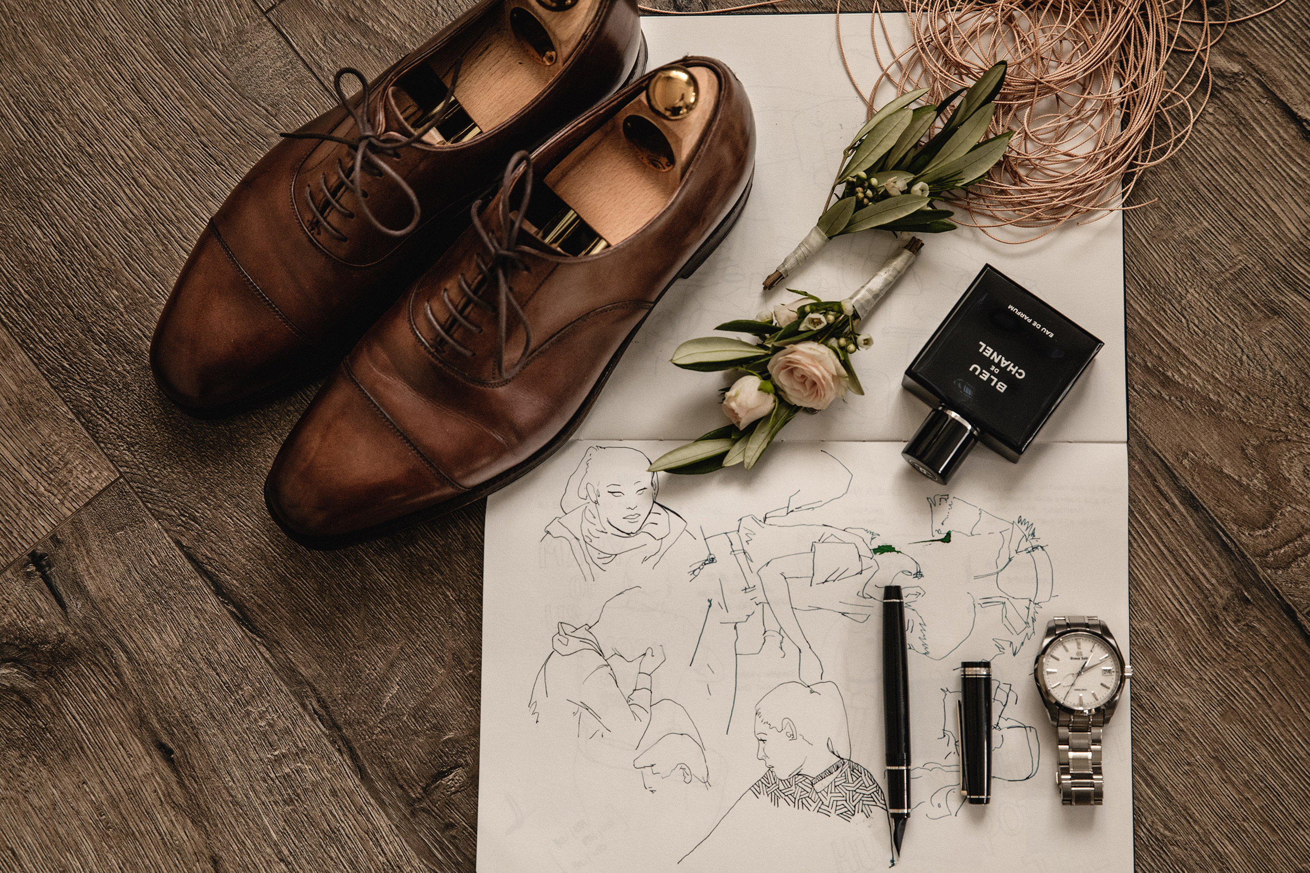 Мужские детали на свадьбе