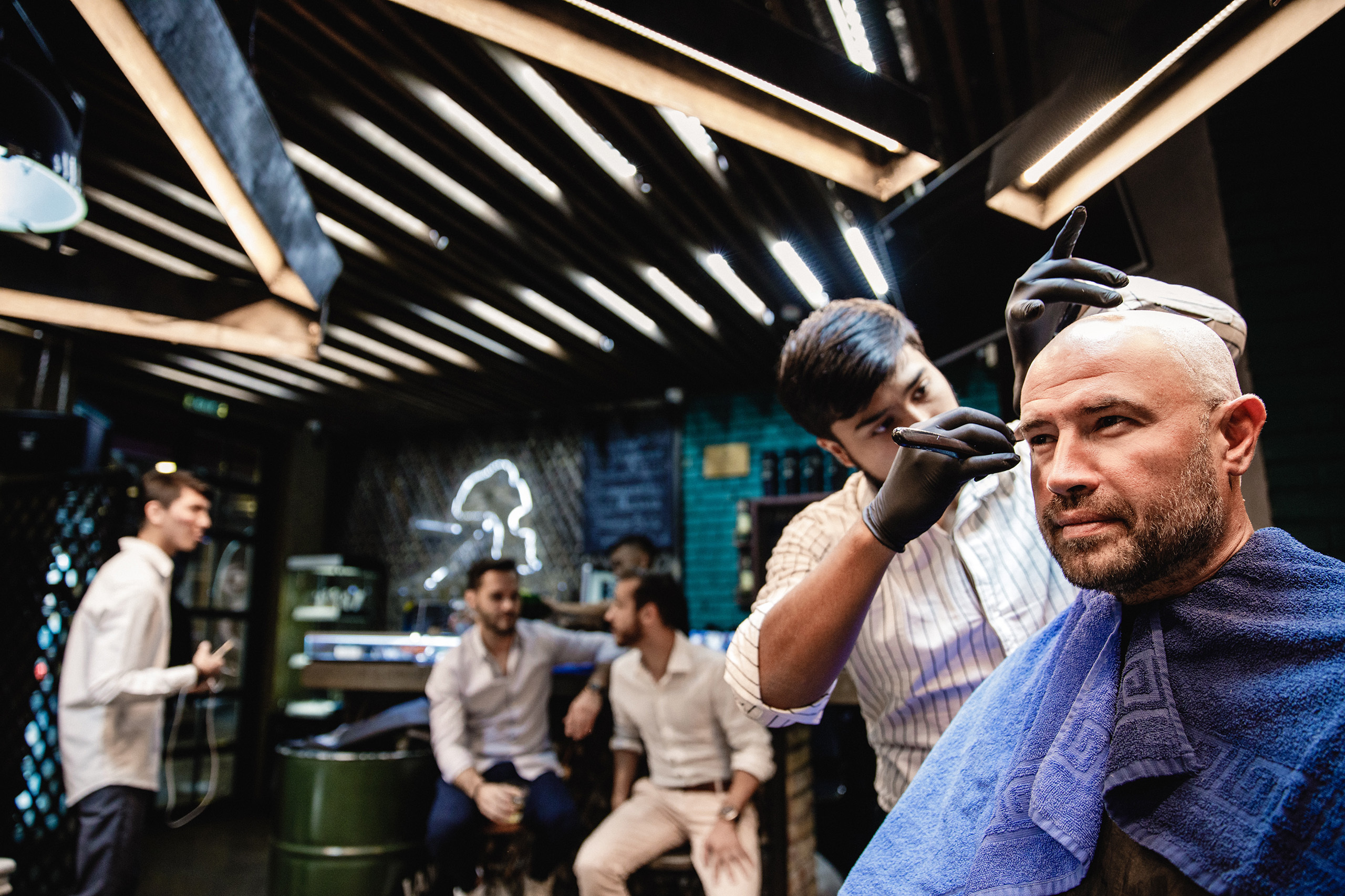 Барбершоп на свадьбе