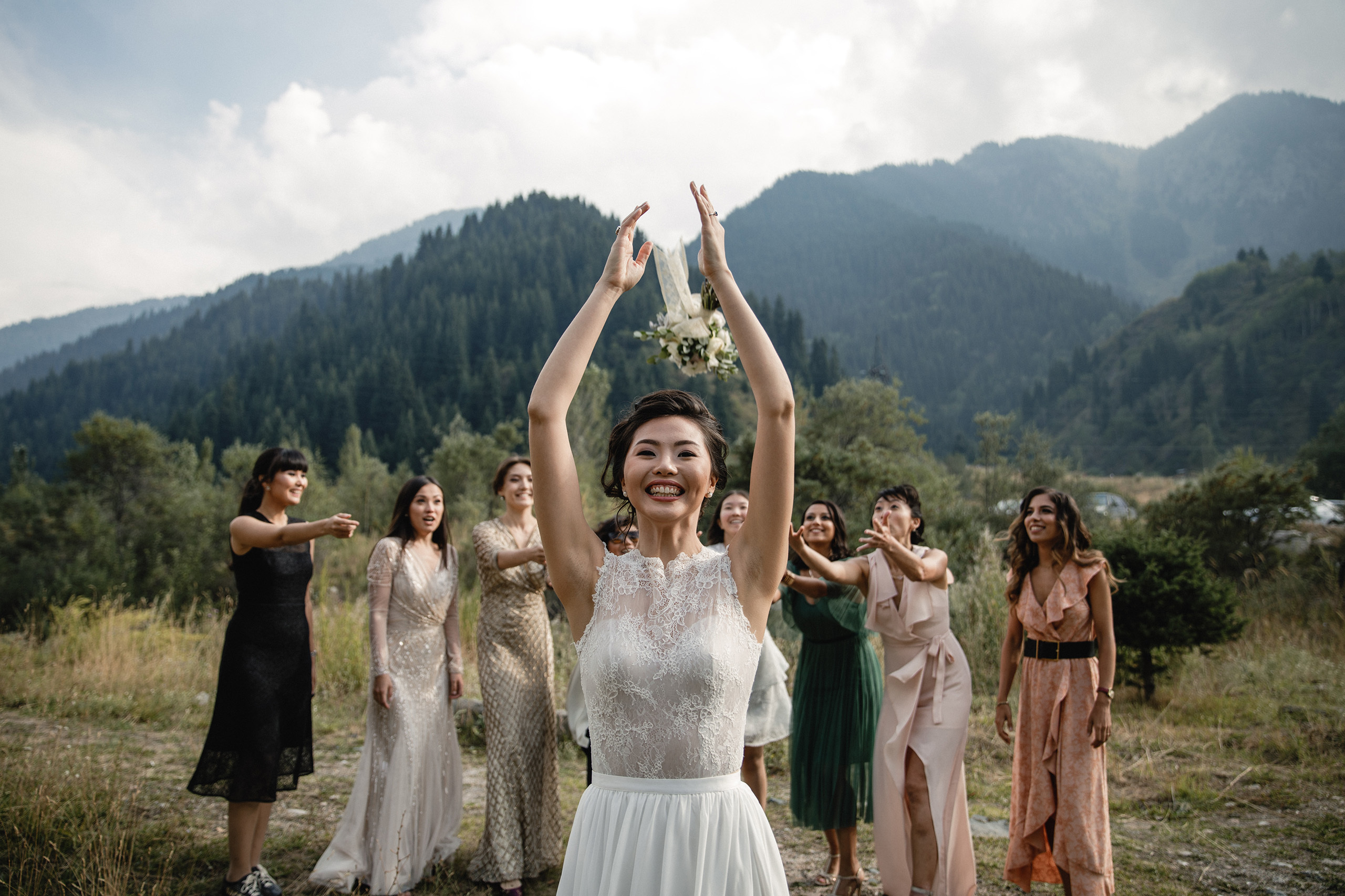 Букет на свадьбе