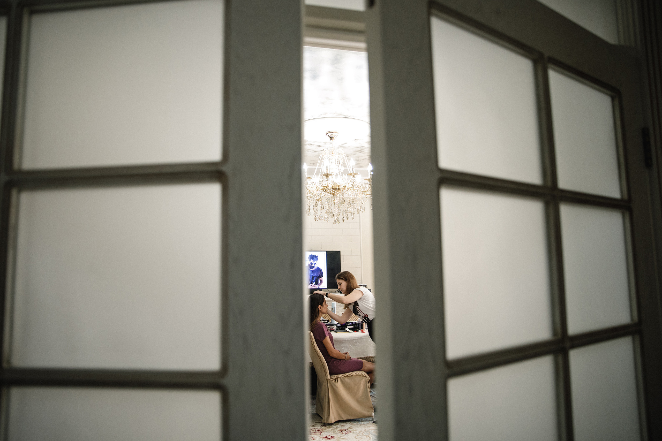 Женские сборы на свадьбе