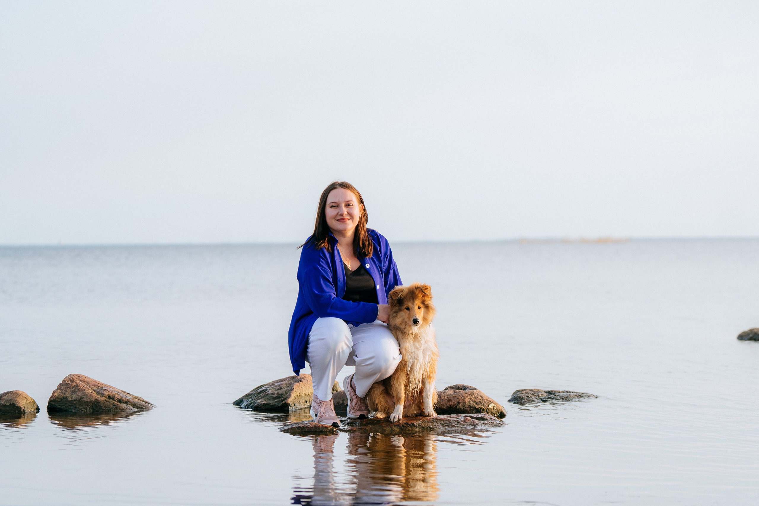 Фотосессия со щенками колли. Фотограф анималист в Спб недорого Олеся Майорова