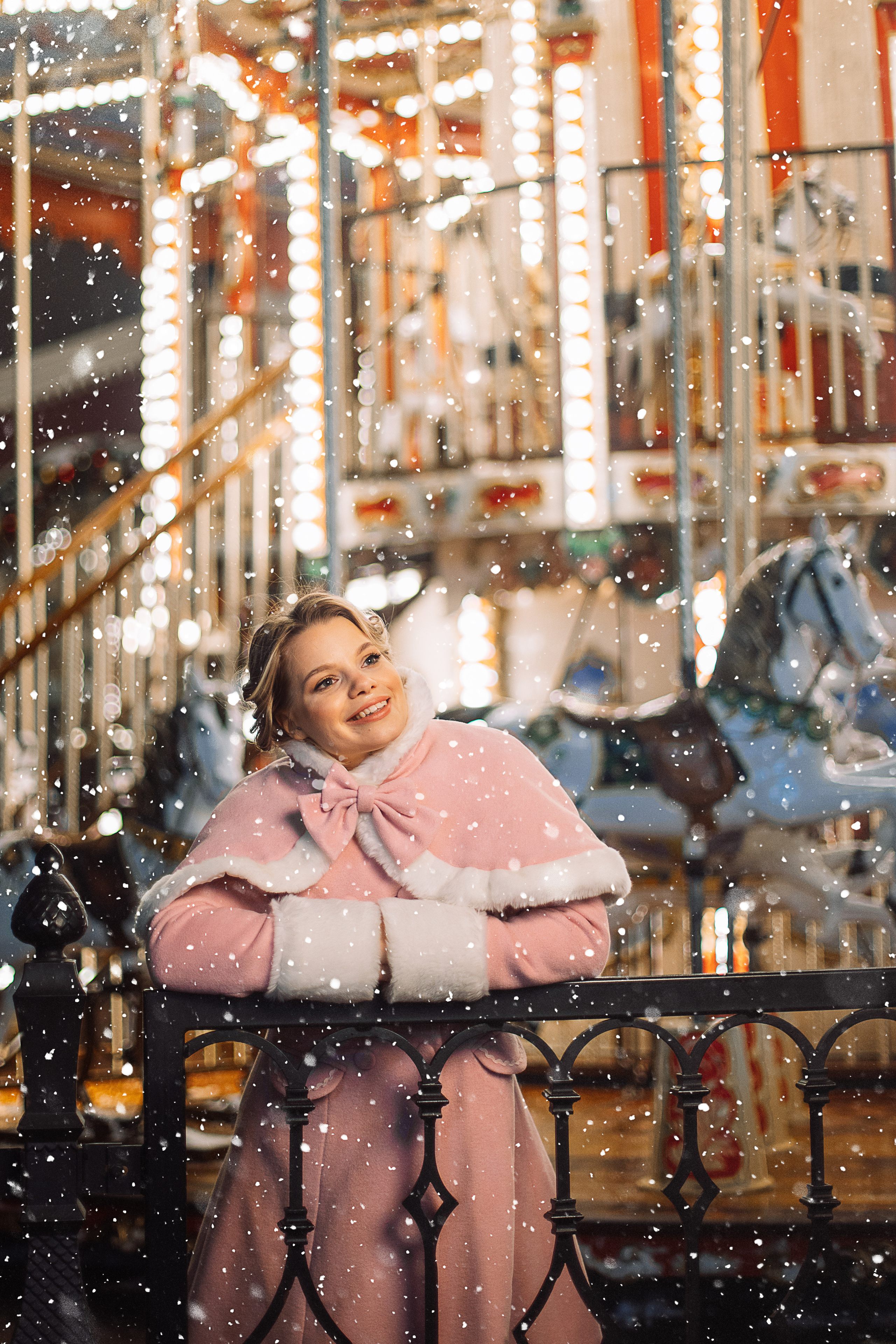 Новогодняя фотосессия в центре Москвы. Свадебный и Семейный фотограф в Москве и Сочи Таня Михей