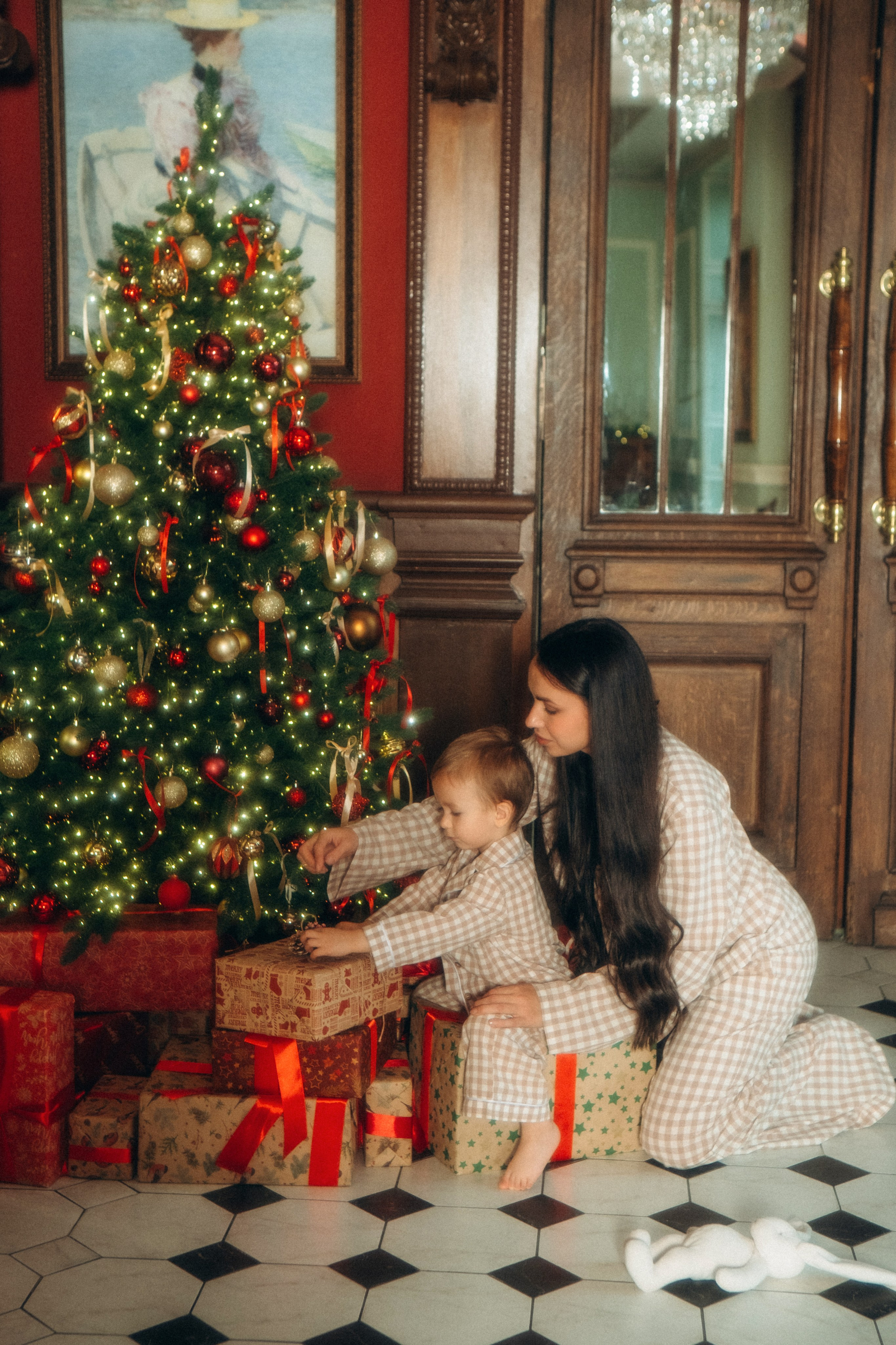 Семейная новогодняя фотосессия. Фотограф в Санкт-Петербурге Кристина Брянская