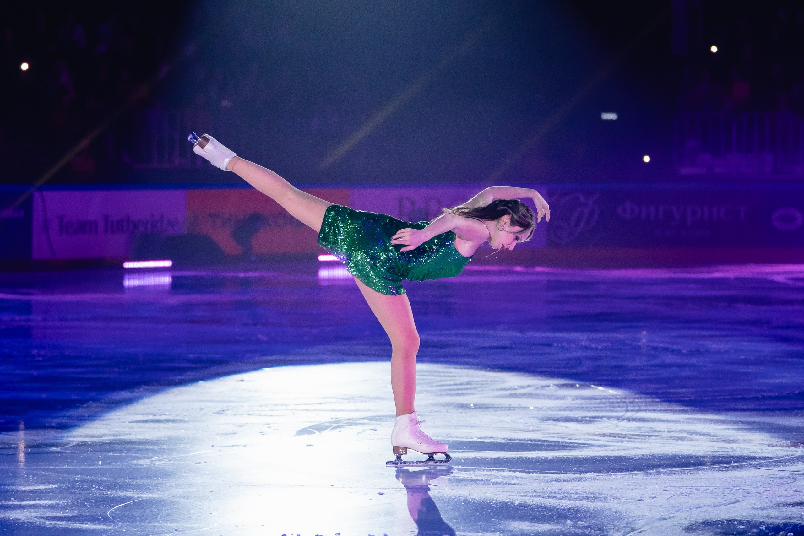 Шоу «Чемпионы на льду» в Новосибирске. Воробьева Ксения — Спортивный и танцевальный фотограф Новосибирск
