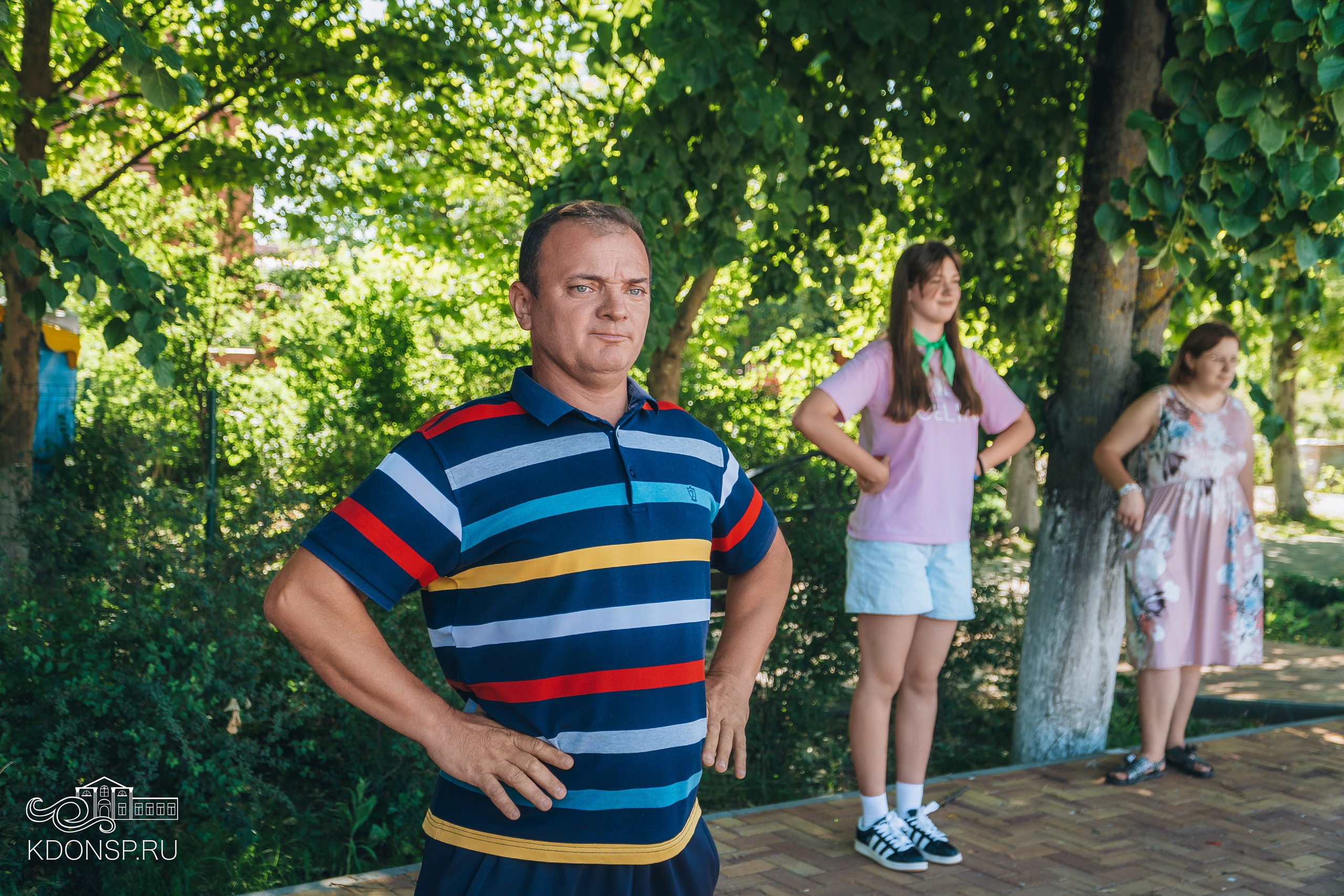 Детская зарядка со спортсменом. Новотитаровский Дом культуры