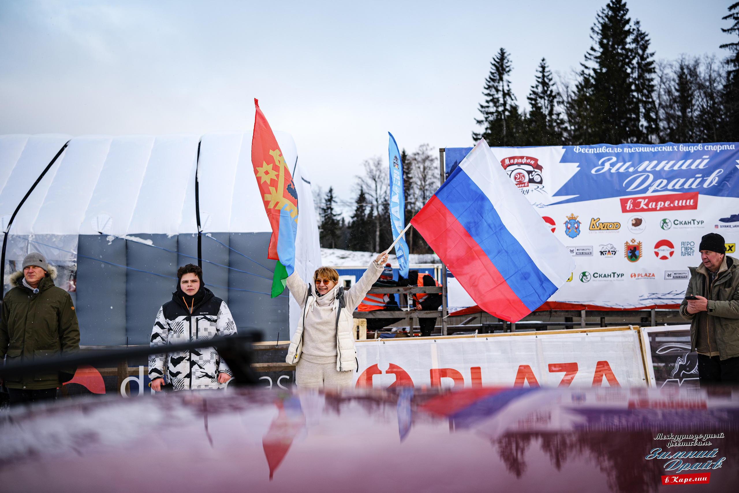 «Зимний Драйв в Карелии» Авто Марафон-гигант «25 часов на льду» Илона Накутис, Николай Грязин, джимхана, фотограф Антон Медведев, icoguar, Сортавала, Карелия