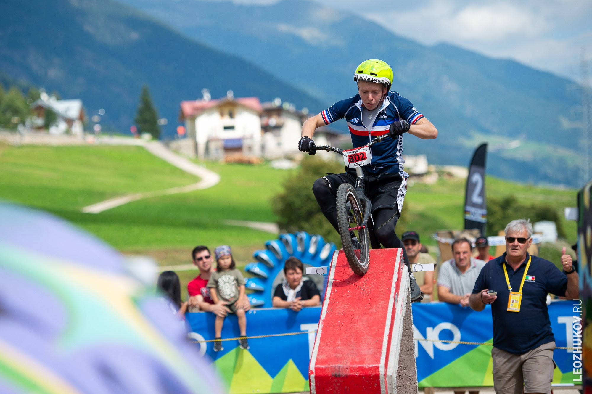 UCI Trials World Championships 2016 — finals. Sports photographer Leonid Zhukov
