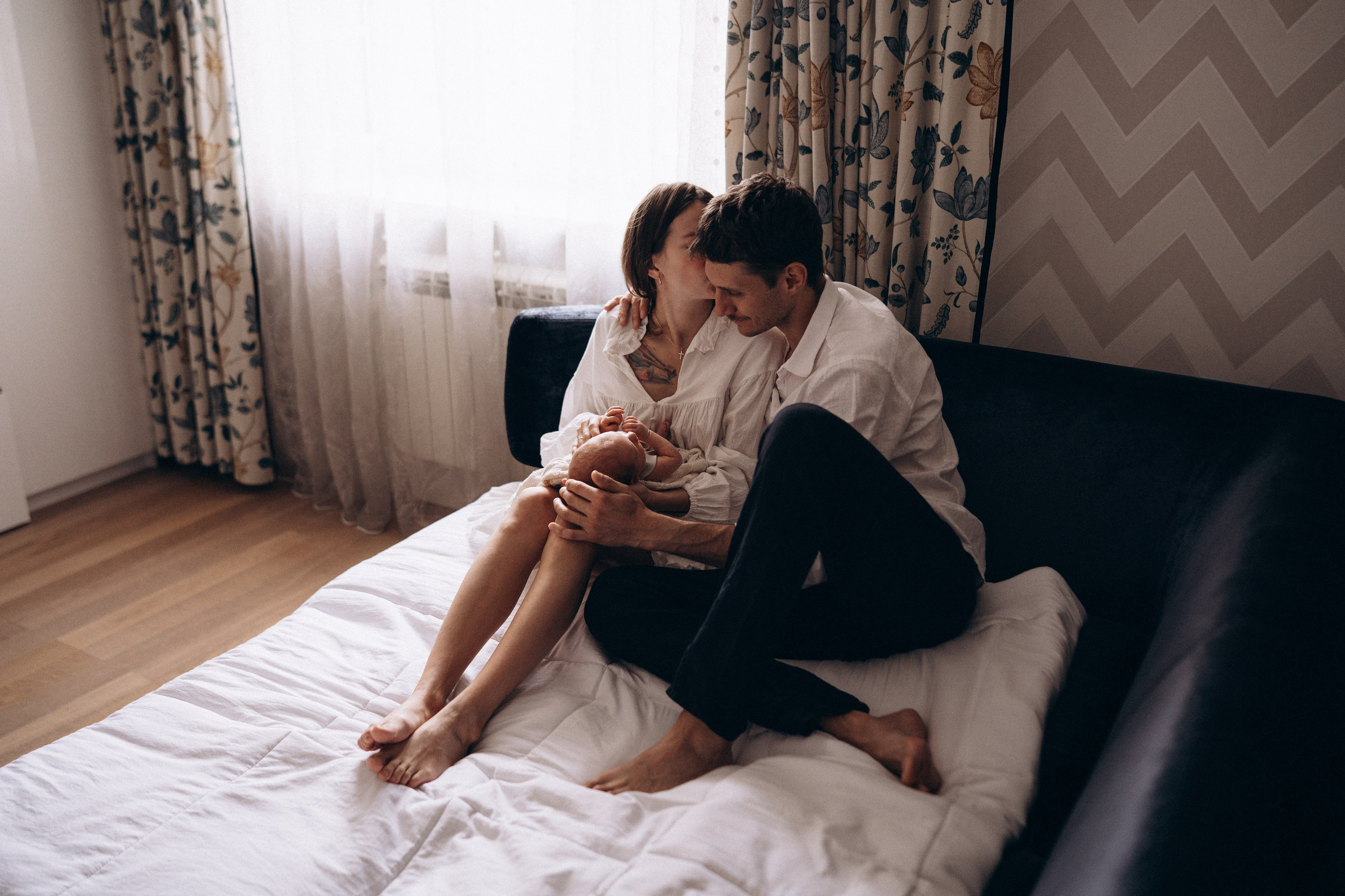 Фотограф Новорожденных в Москве. Семейные истории в стиле LIFE